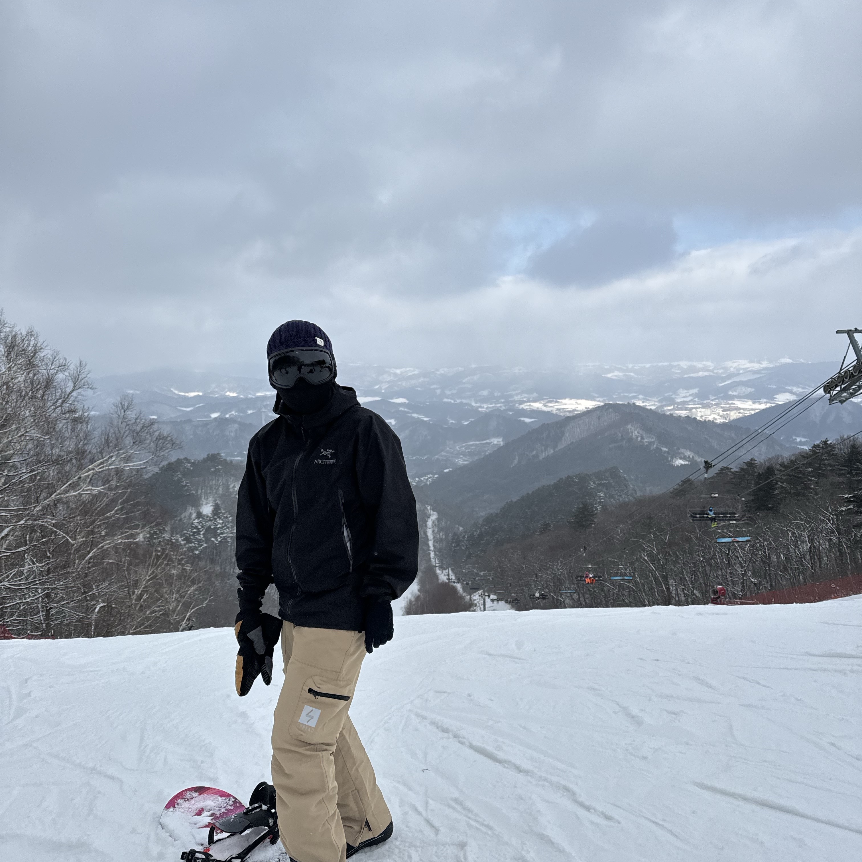 Arc'teryx Beta LT Jacket Black 착용 스타일 - 3