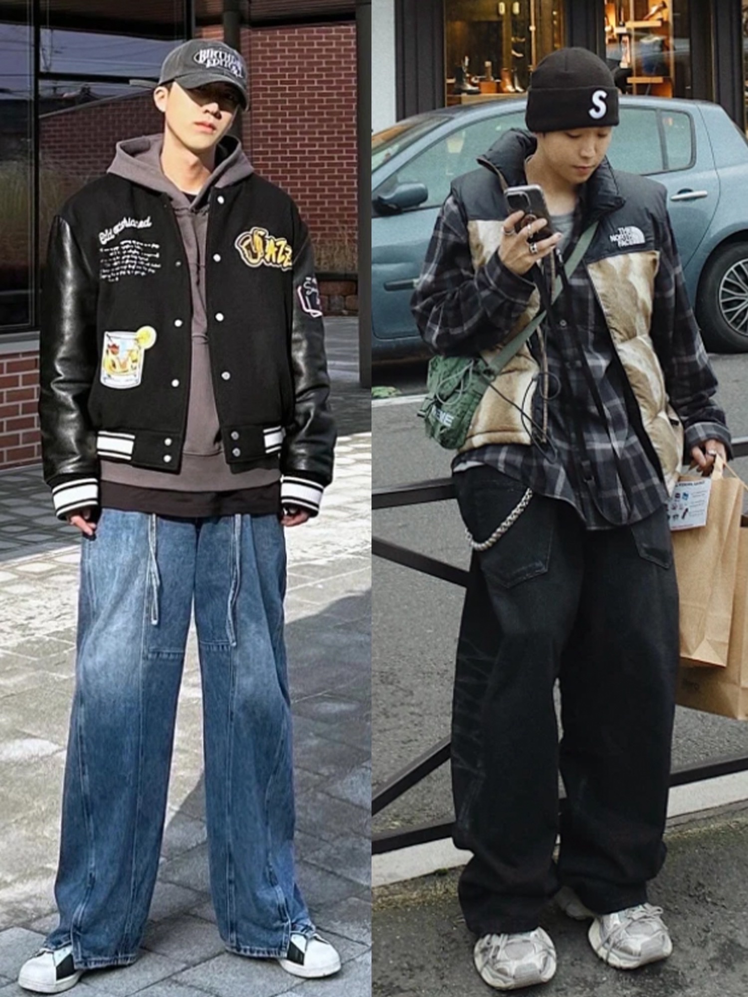 (W) UGG Classic Ultra Mini Boots Sand, Adidas x Sean Wotherspoon Superstar Superearth Black 착용 스타일 - 2