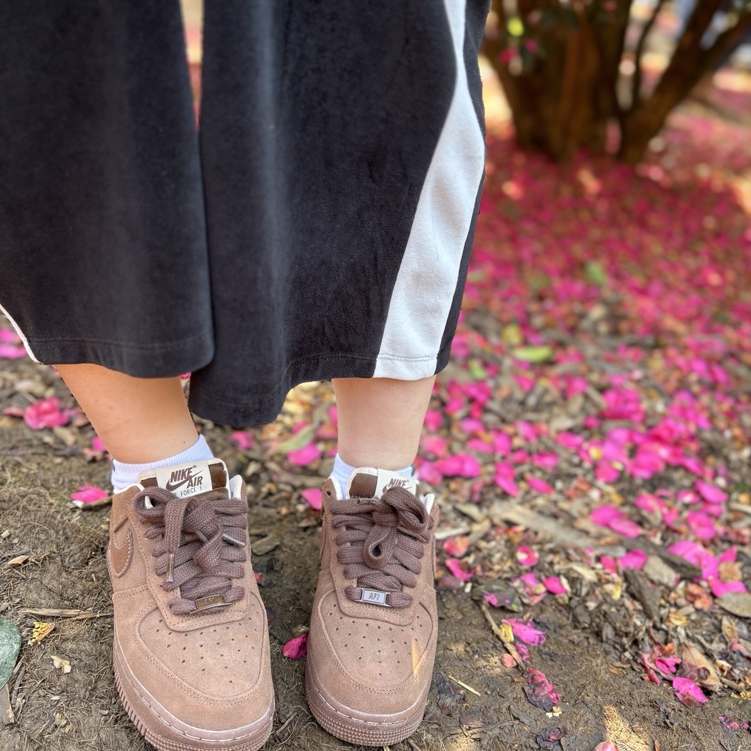 (W) Nike Air Force 1 '07 Cacao Wow 착용 스타일