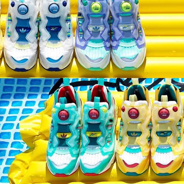 Adidas x Reebok ZX Fury Spring Yellow Equipment Green 착용 스타일