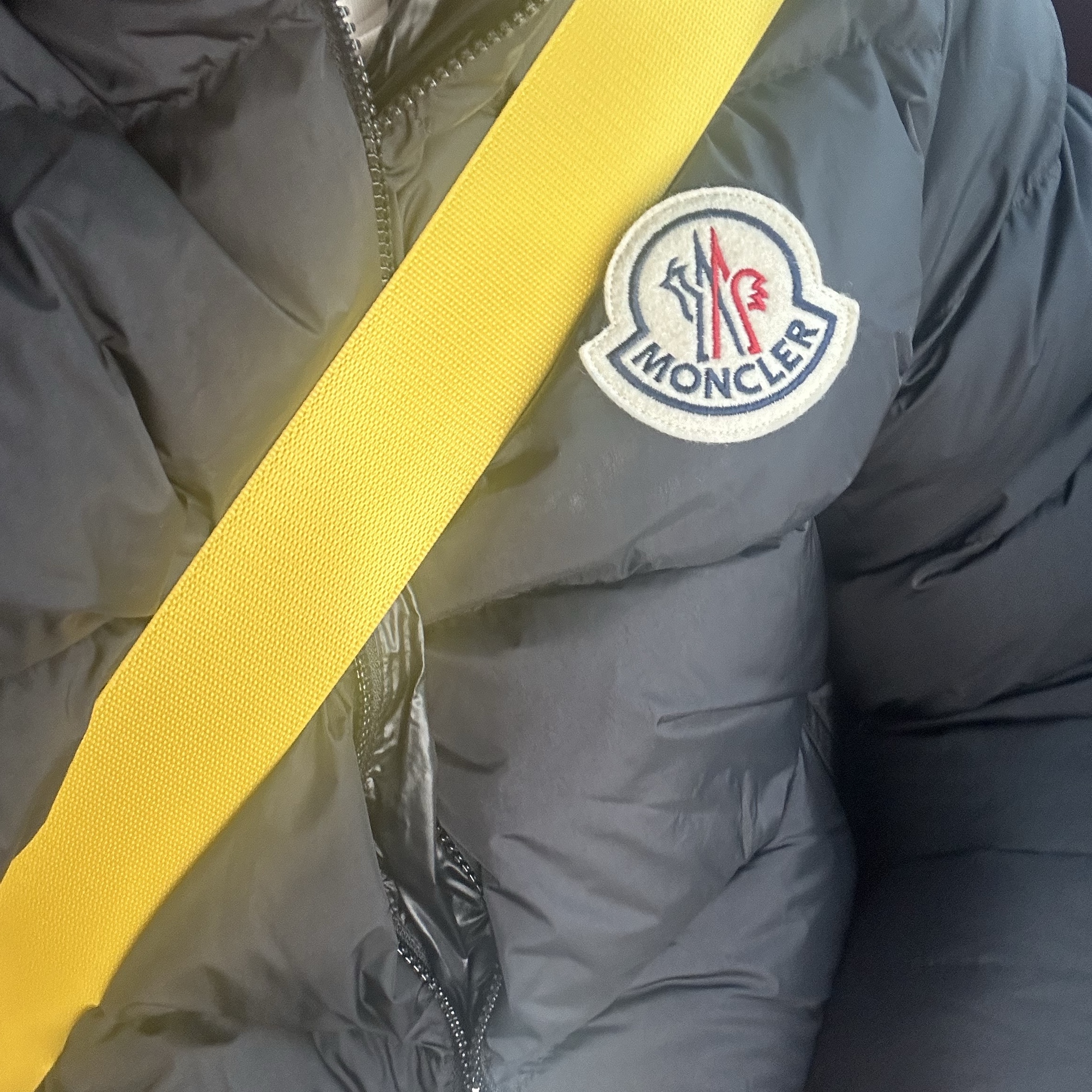 Moncler Citala Short Down Jacket Black - 23FW, Moncler Logo Baseball Cap Black - 23SS 착용 스타일 - 2