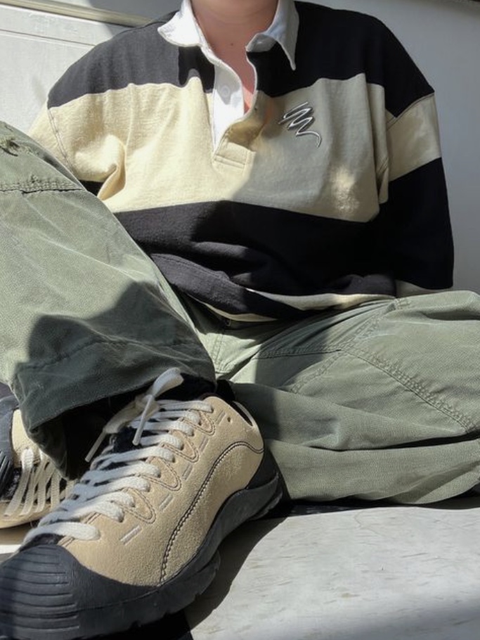 (W) Keen x Omashande Jasper Sneakers Boulder Black 착용 스타일