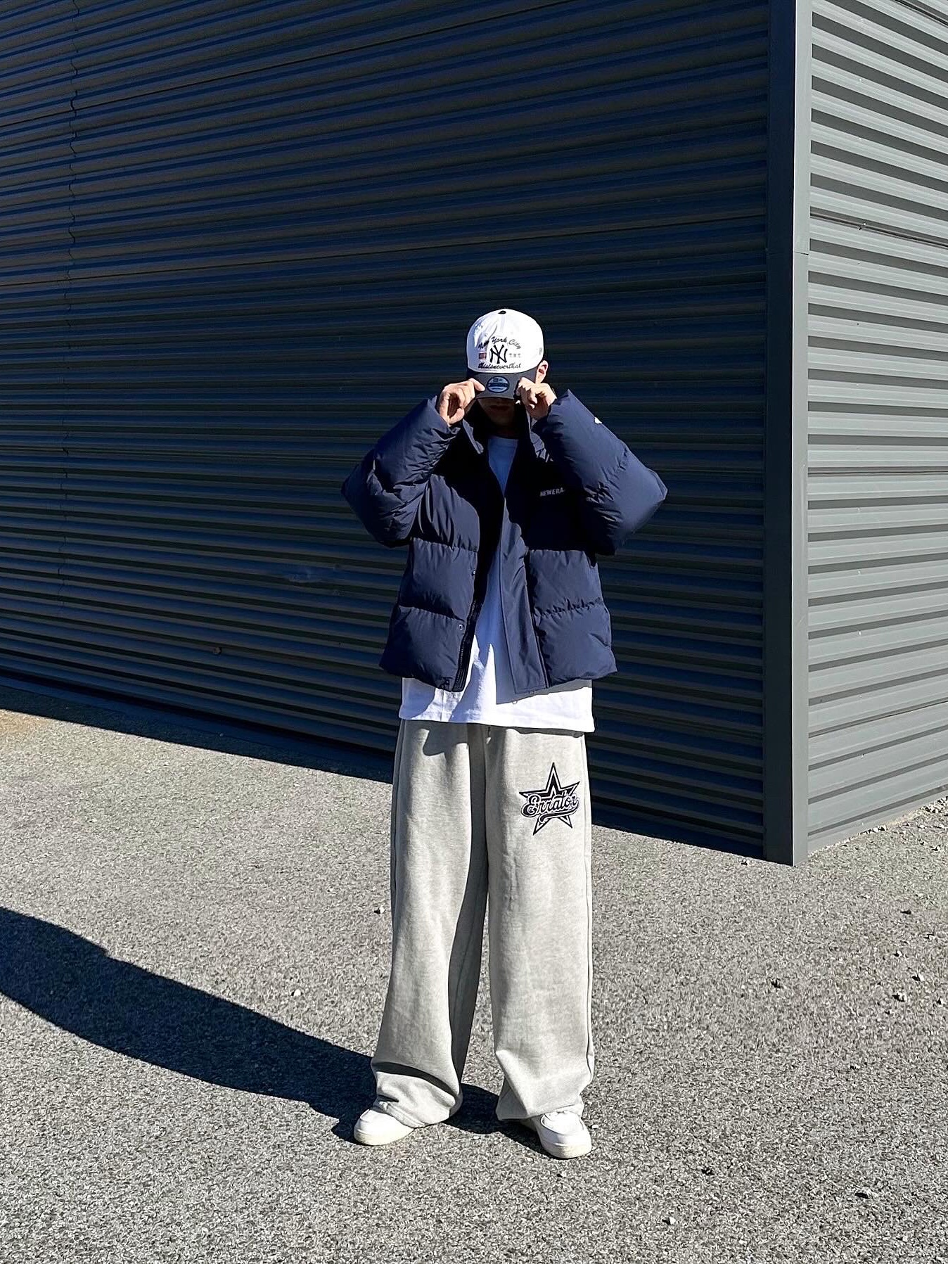 thisisneverthat x New Era x MLB New York Yankees Unstructured Ball Cap White Black, Nike Air Force 1 '07 Low White 착용 스타일 - 2