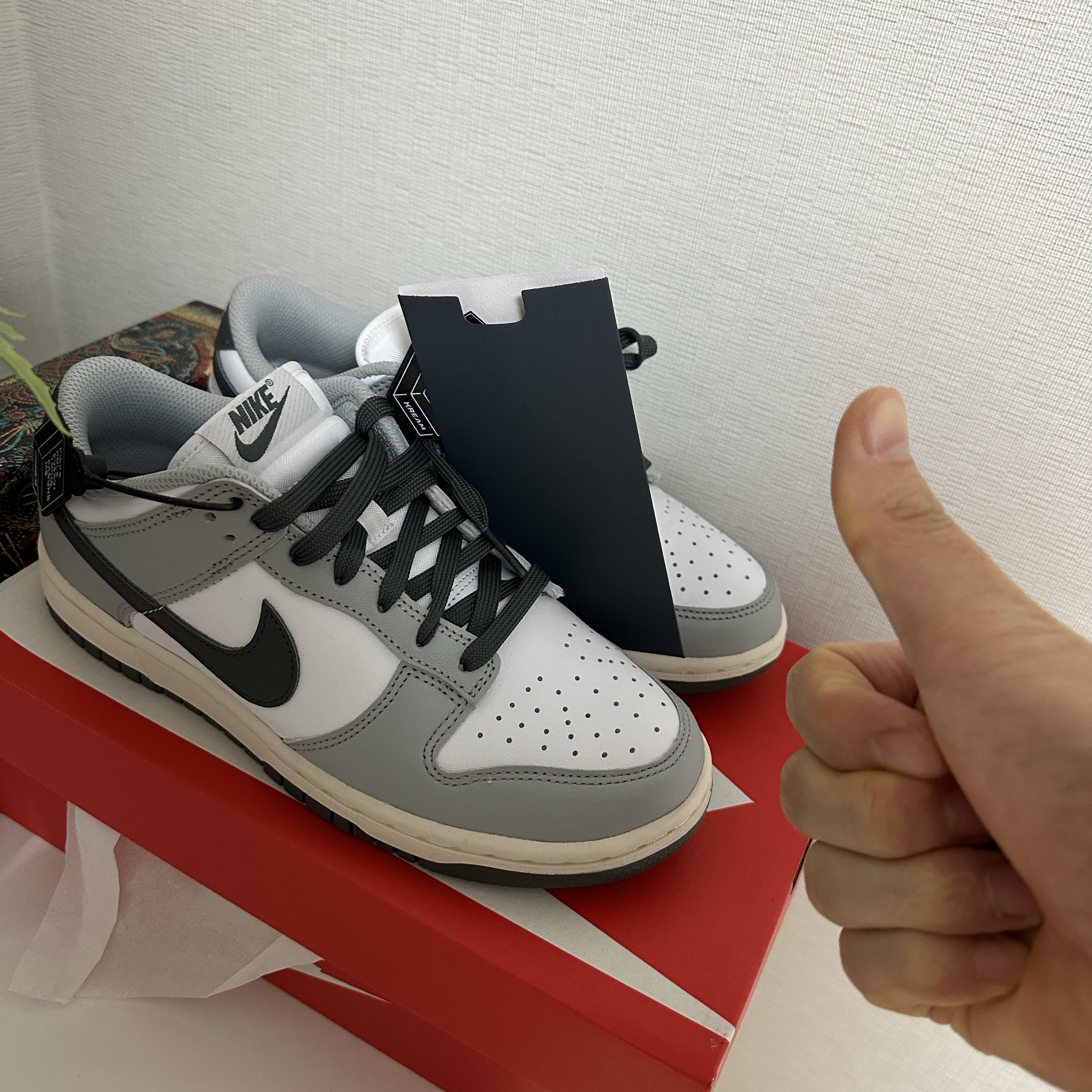 (W) Nike Dunk Low Light Smoke Grey 착용 스타일