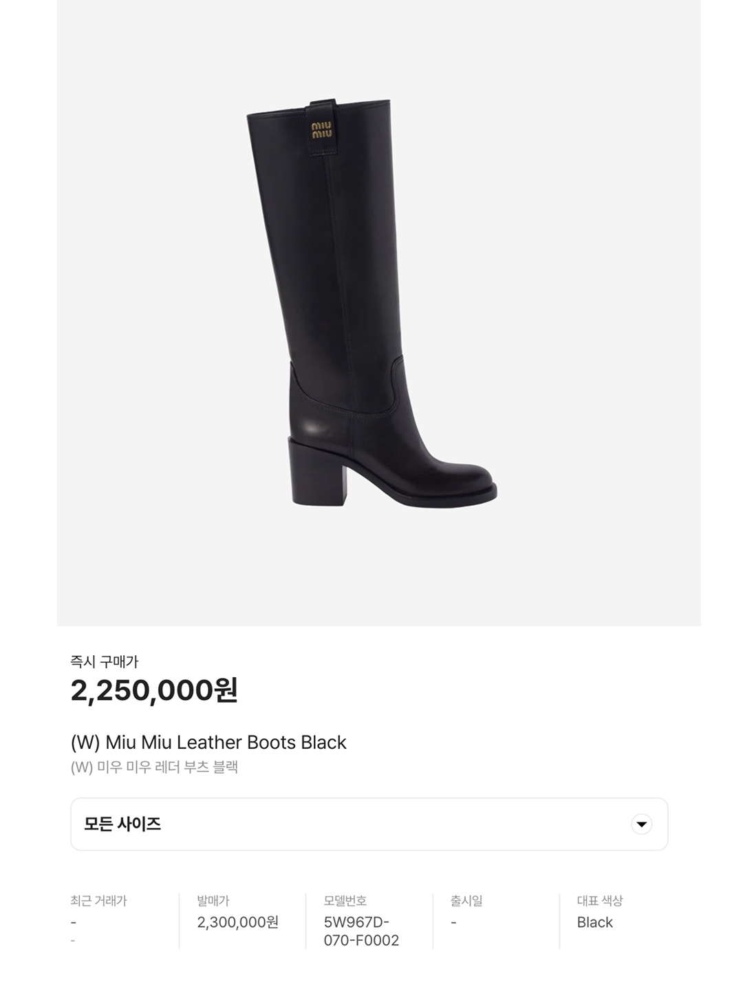 (W) Miu Miu Leather Boots Black 착용 스타일 - 6