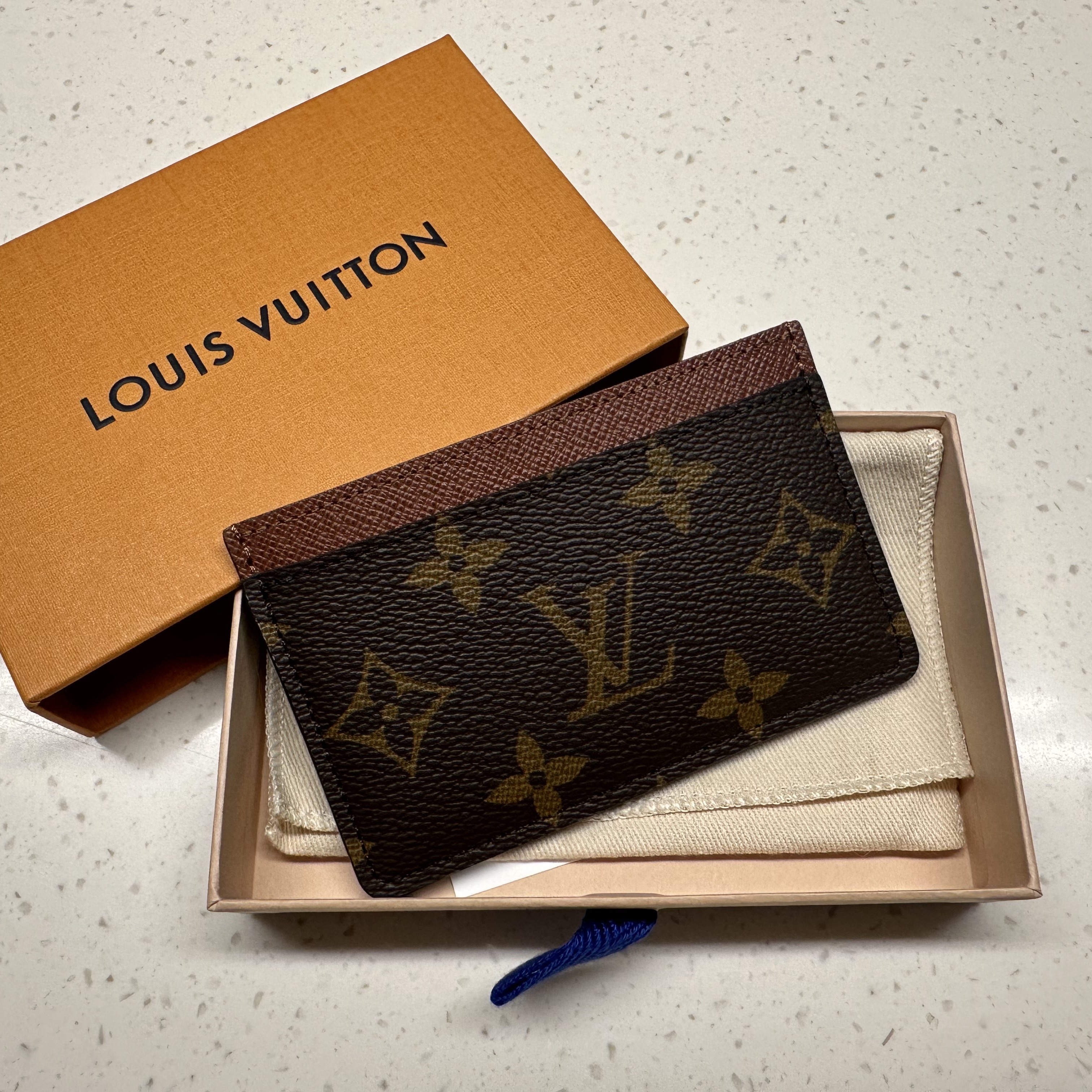Louis Vuitton Card Holder Monogram Armagnac 착용 스타일