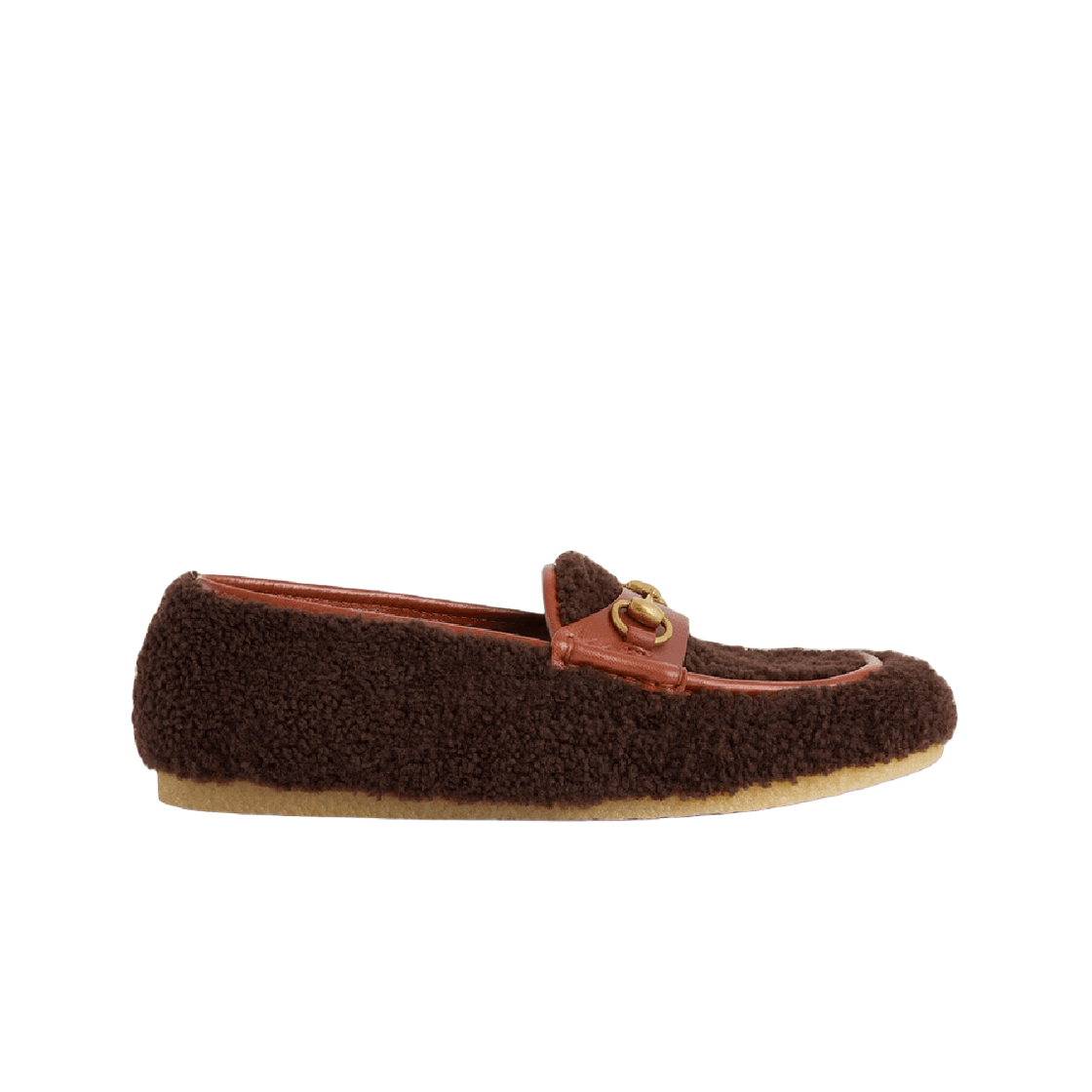 716017-AAA2I-2142 Gucci Loafer with Horsebit Dark Brown