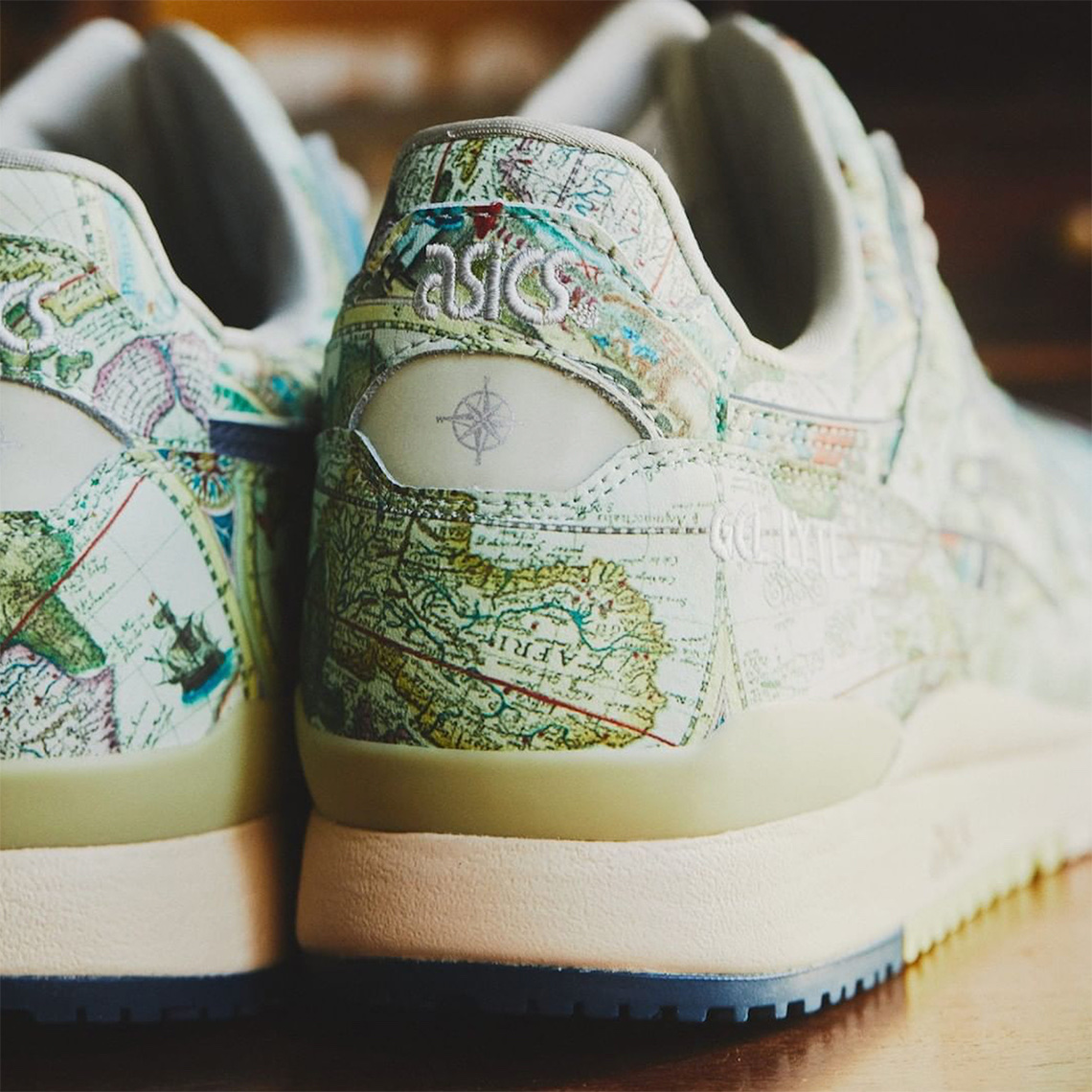 Asics x Atmos Gel-Lyte III Ice Green Midnight Blue 착용 스타일 - 1