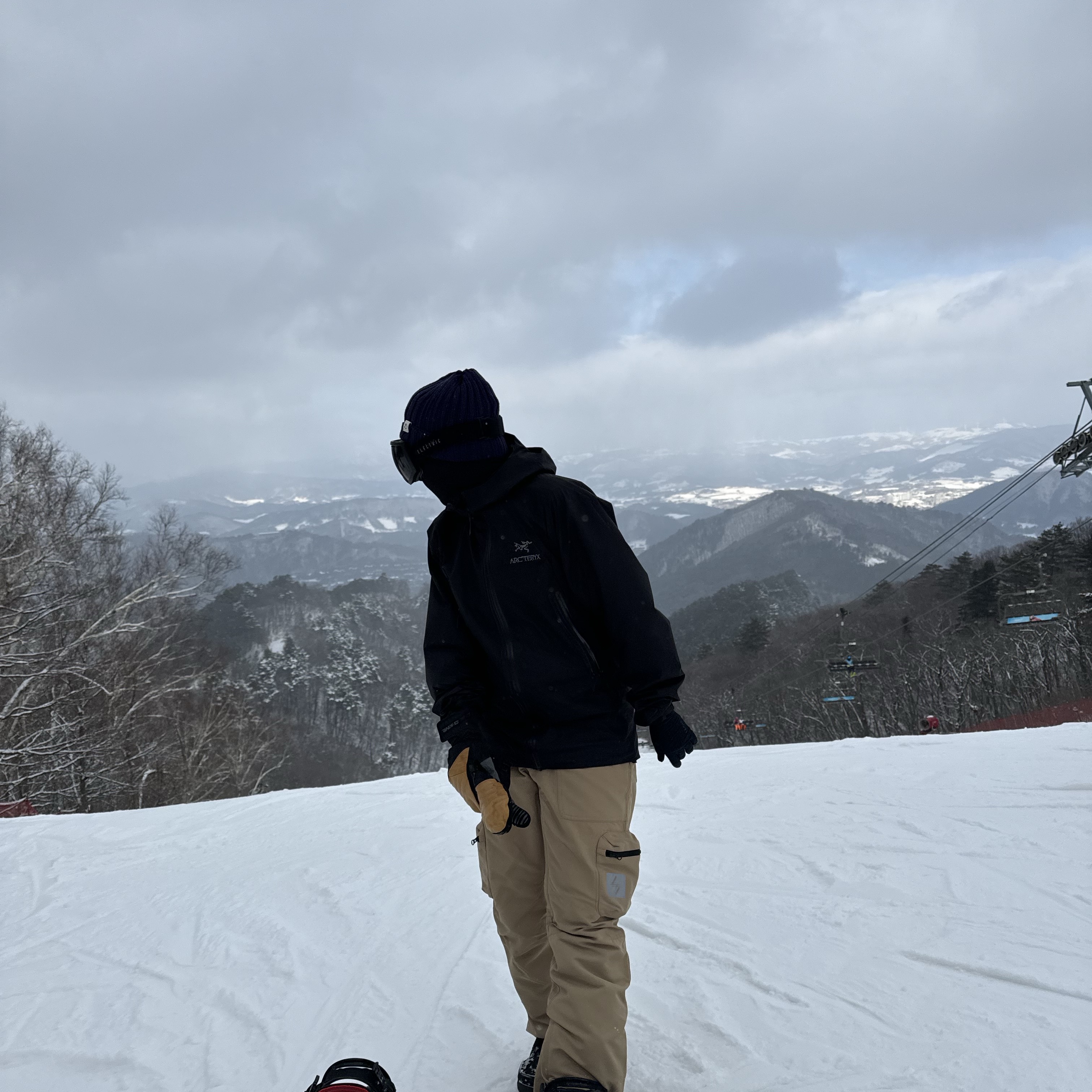 Arc'teryx Beta LT Jacket Black 착용 스타일 - 4