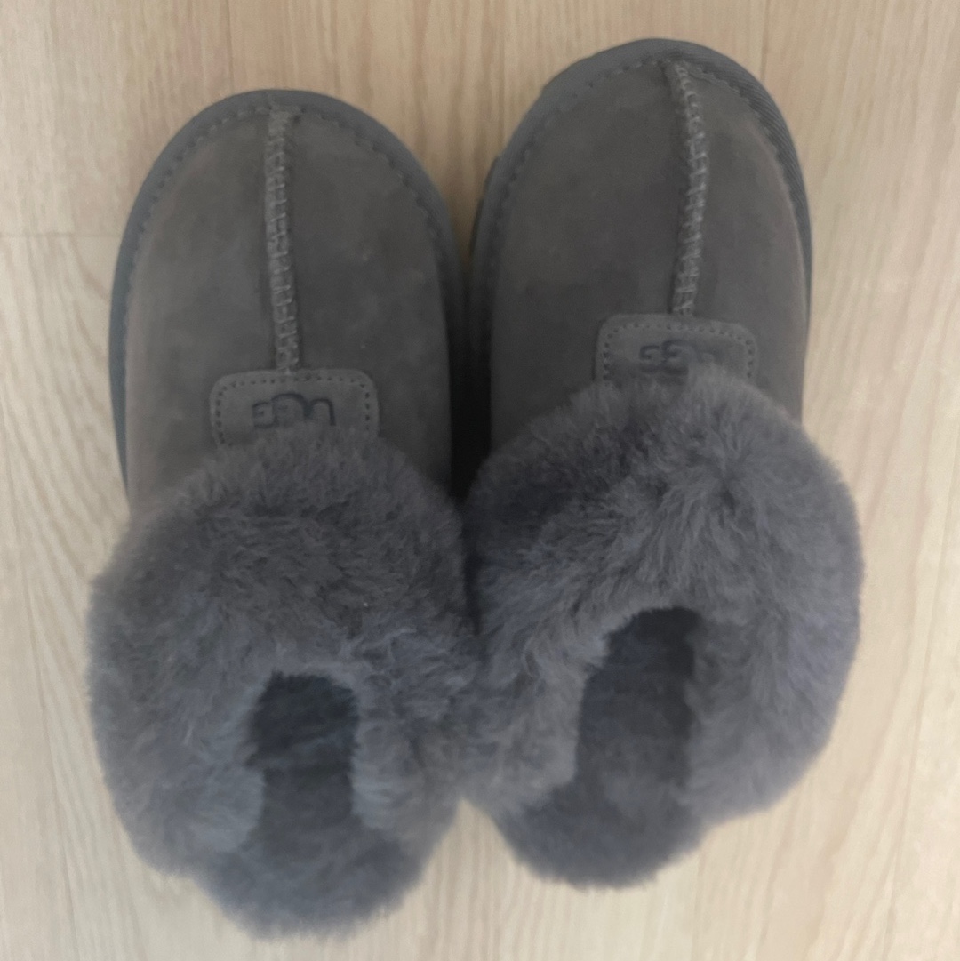 (W) UGG Coquette Slipper Grey 착용 스타일
