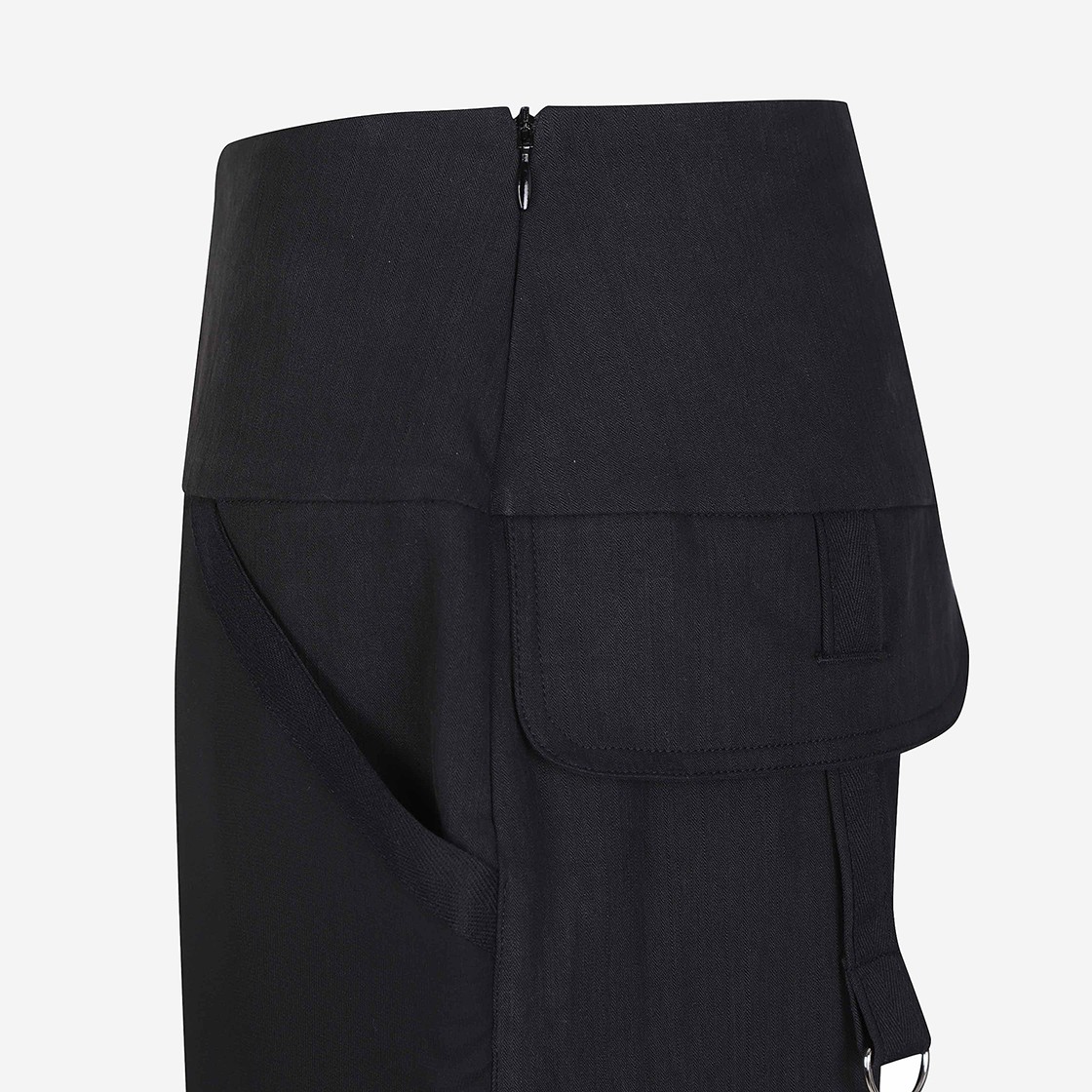 Paula Canovas Del Vas Women Arc Chiffon Trousers Black Black 상세 이미지 5