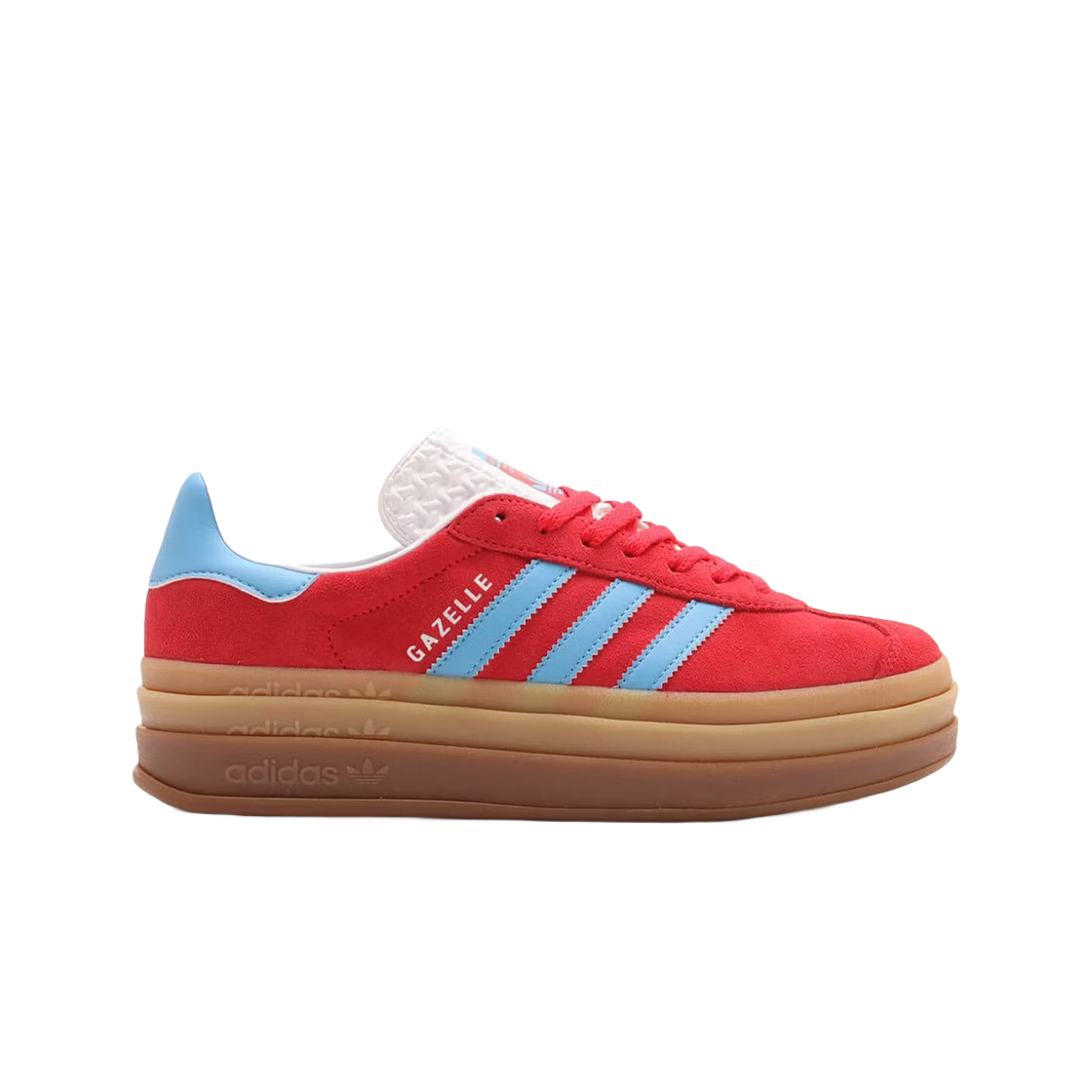 (W) 아디다스 가젤 볼드 액티브 핑크 세미 블루 버스트((W) Adidas Gazelle Bold Active Pink Semi Blue Burst)