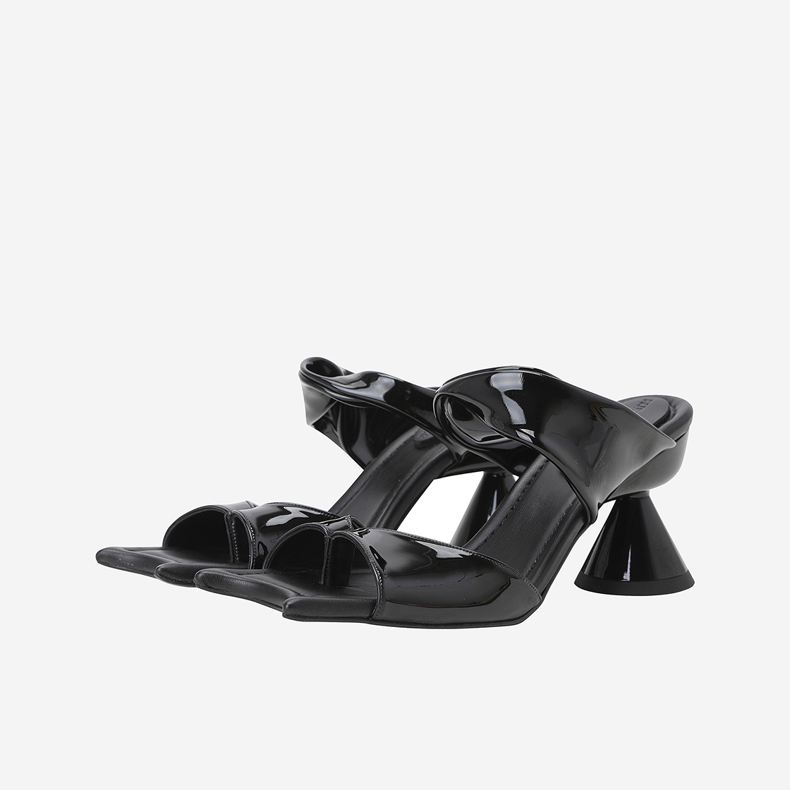 파울라 카노바스 델 바스 우먼 디아블로 힐 샌들 블랙(Paula Canovas Del Vas Women Diablo Heel Sandals Black) - 4