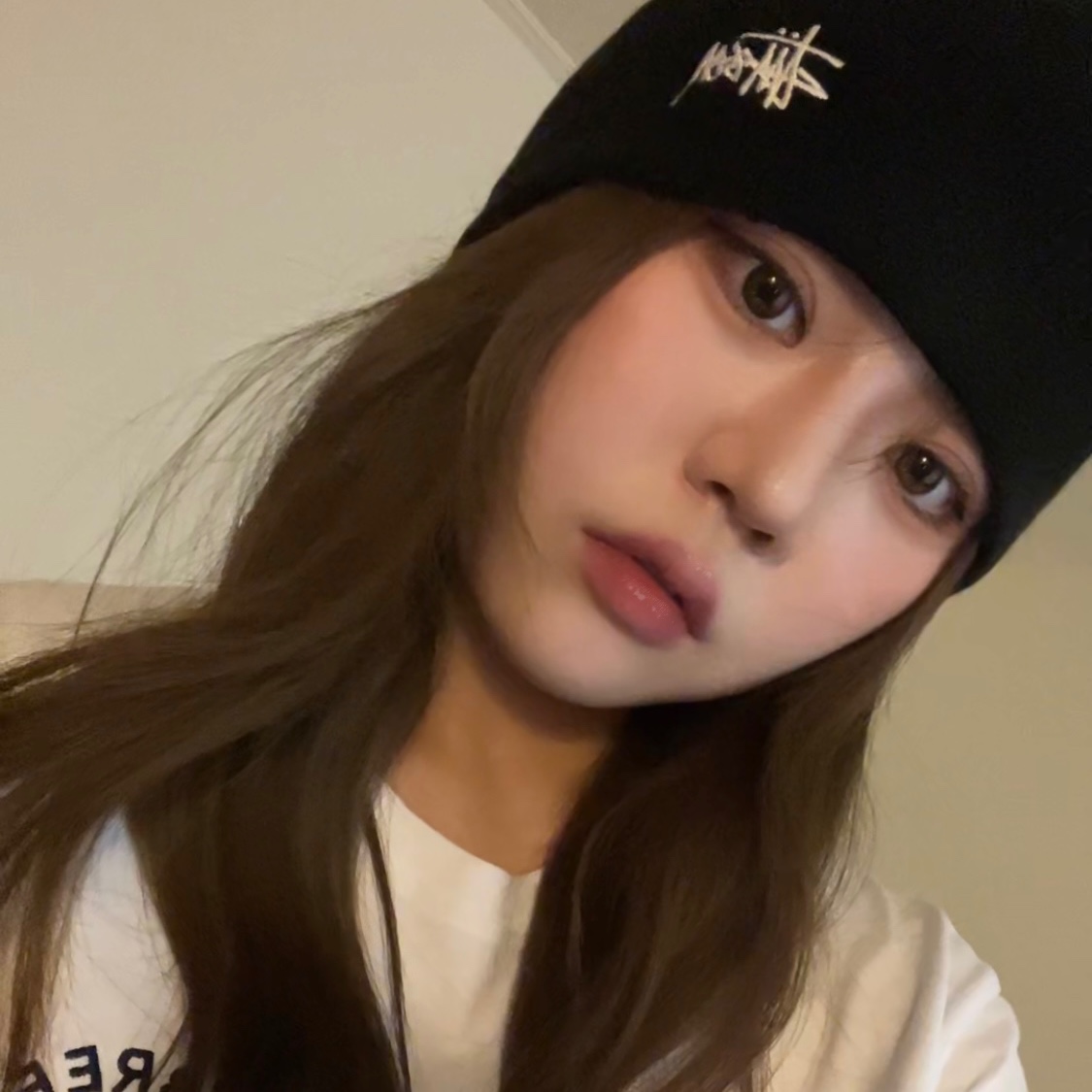 Stussy Basic Skullcap Beanie Black 착용 스타일