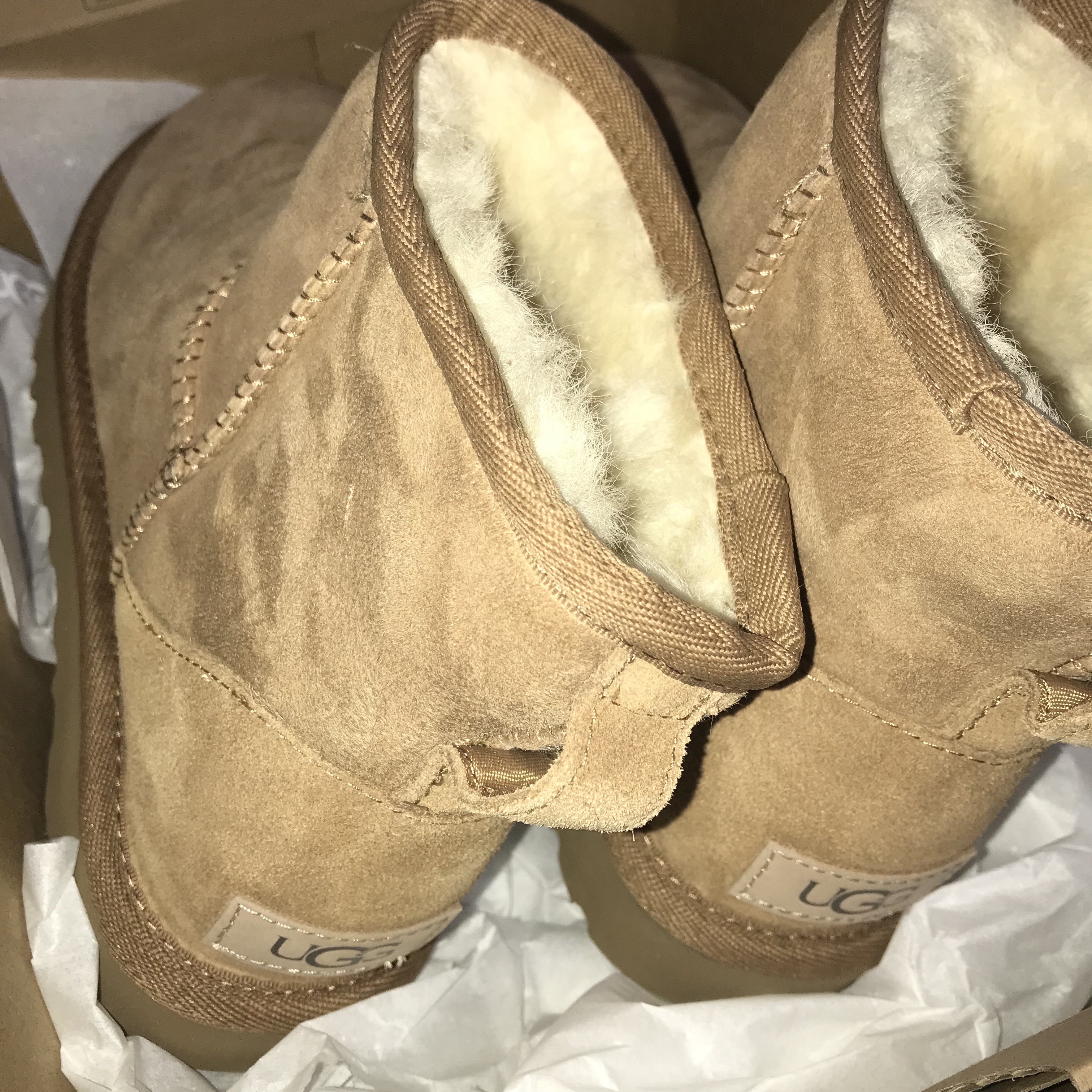 (W) UGG Classic Mini II Boots Chestnut 착용 스타일