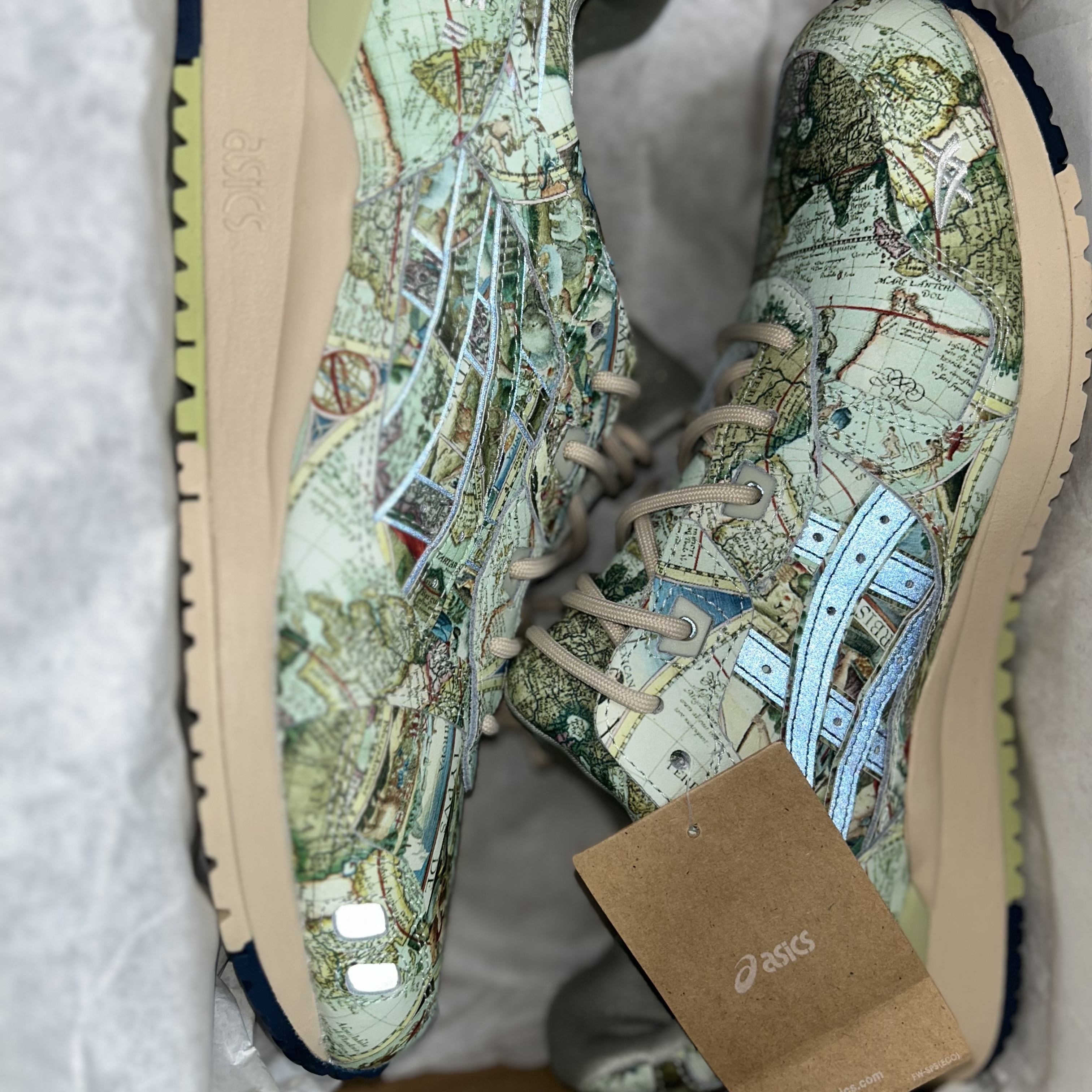 Asics x Atmos Gel-Lyte III Ice Green Midnight Blue 착용 스타일 - 10