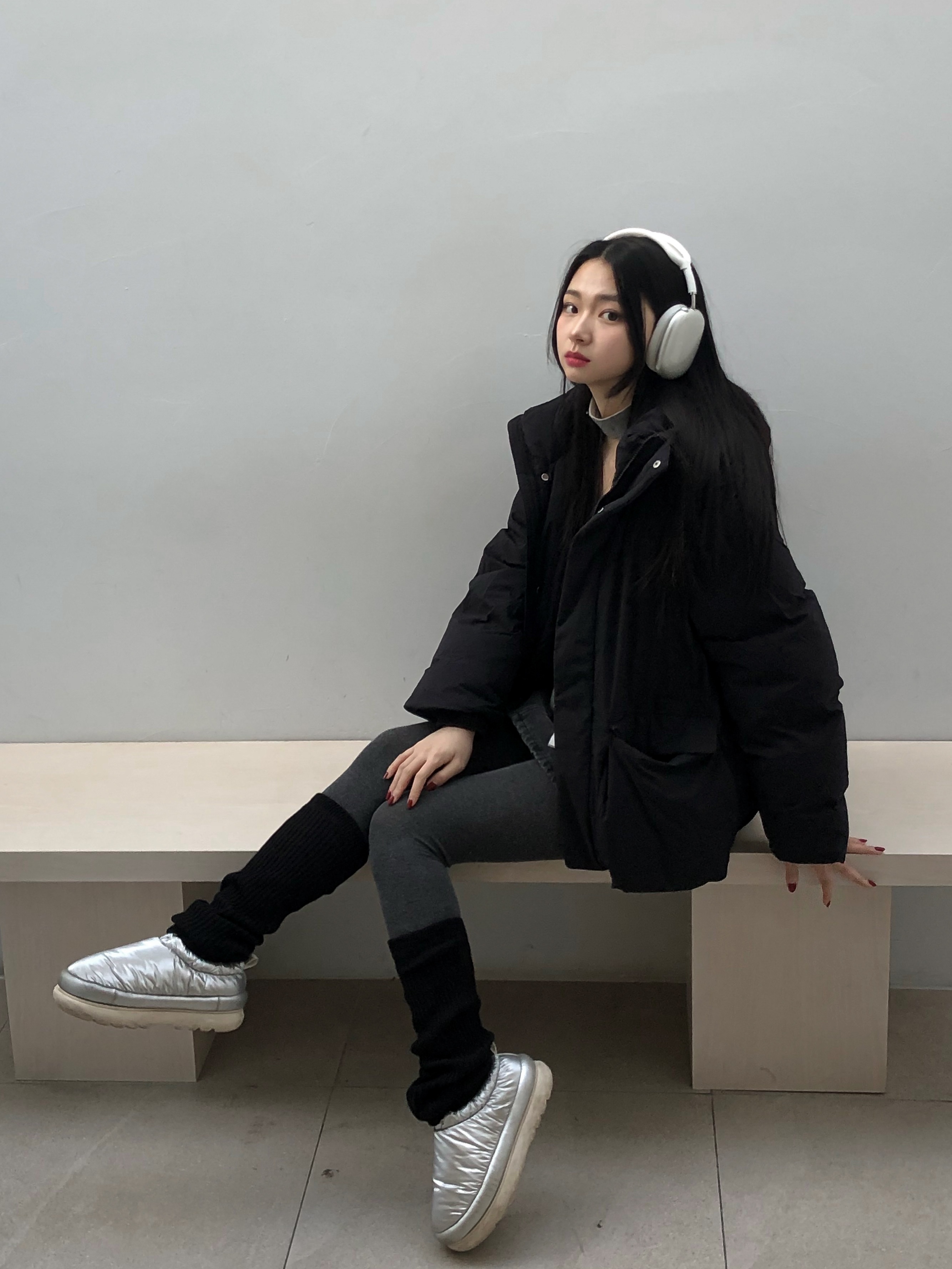 Apple AirPods Max Lightning Silver (Korean Ver.) 착용 스타일 - 5