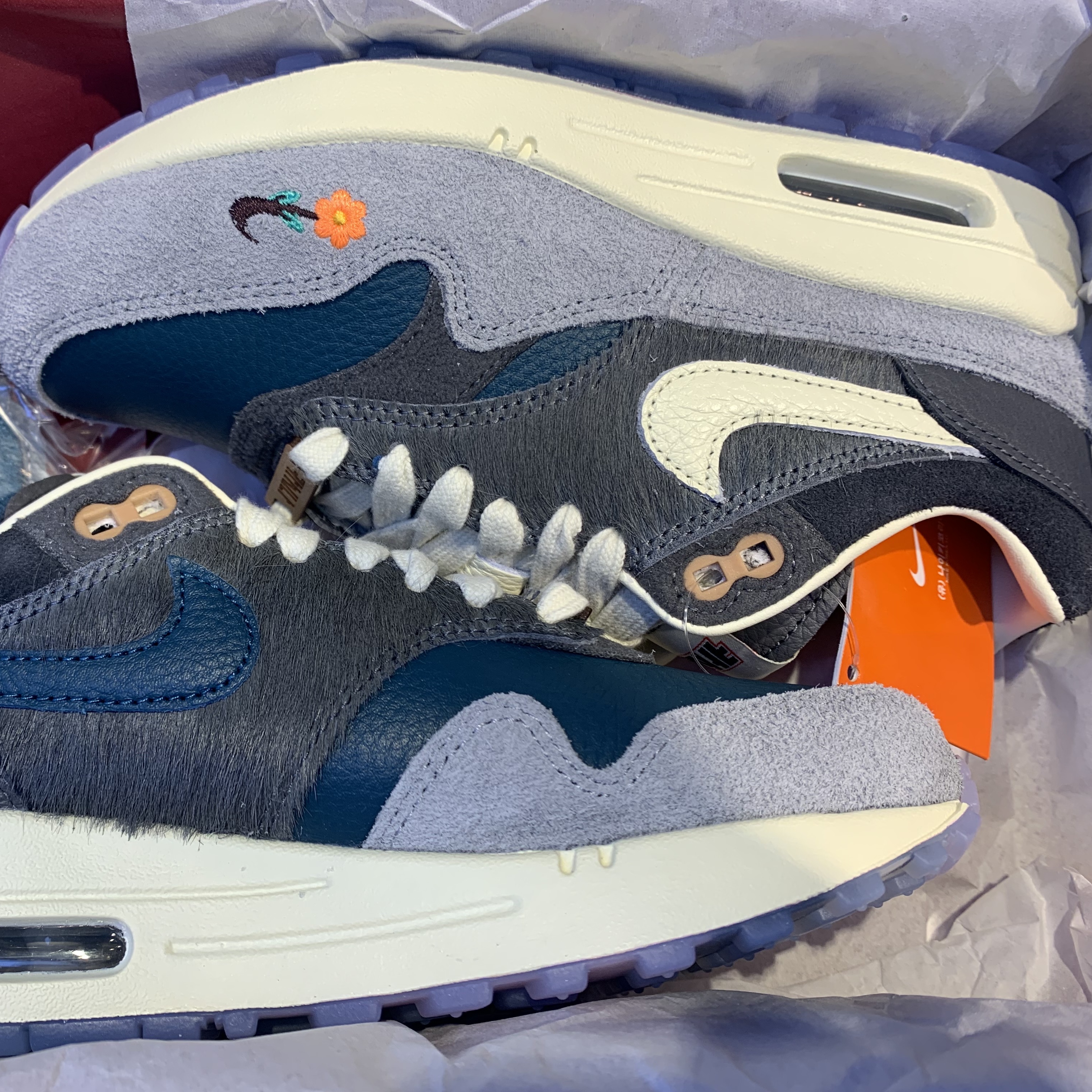 Nike x Kasina Air Max 1 SP Won-Ang Particle Grey 착용 스타일 - 3