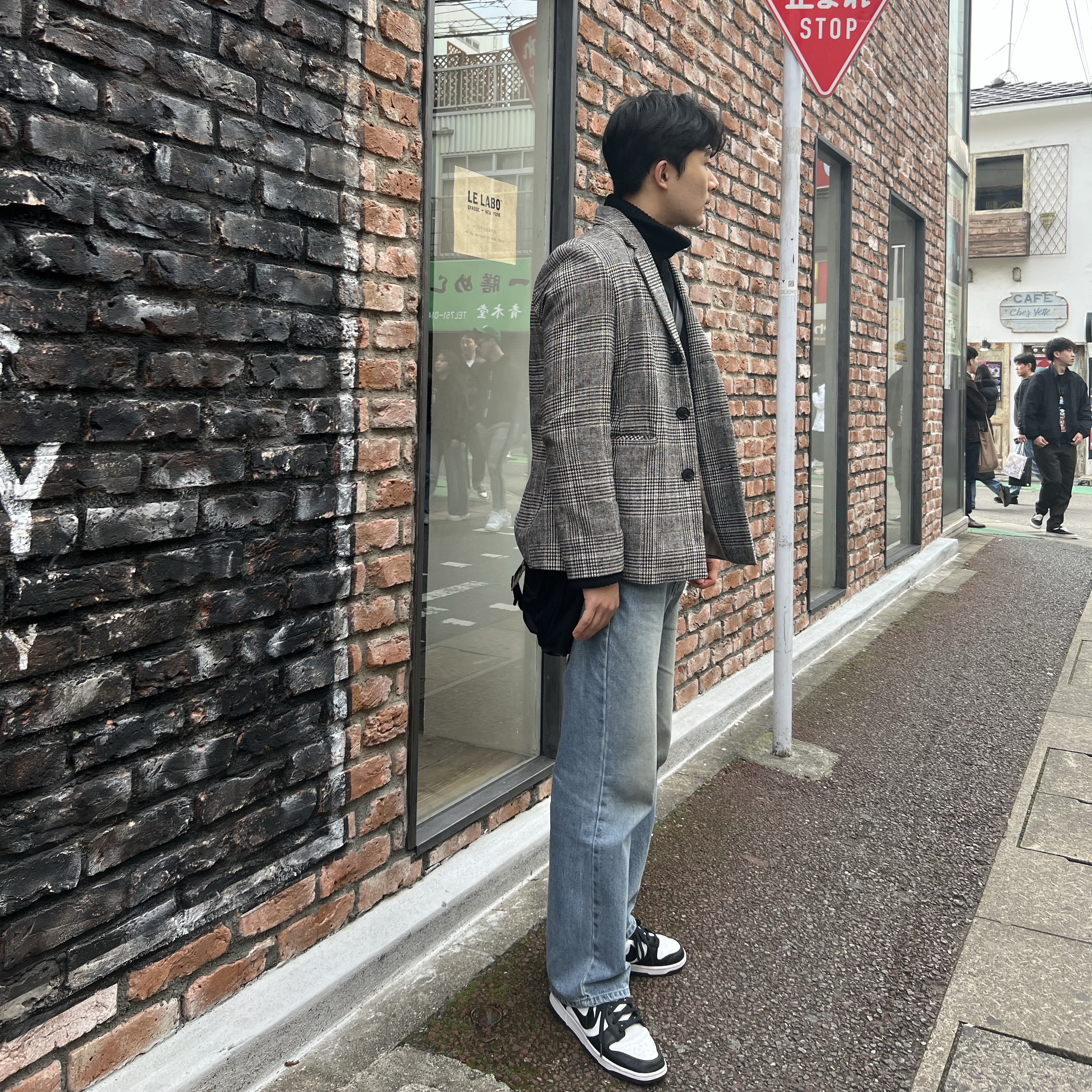 Nike Dunk Low Retro Black 착용 스타일