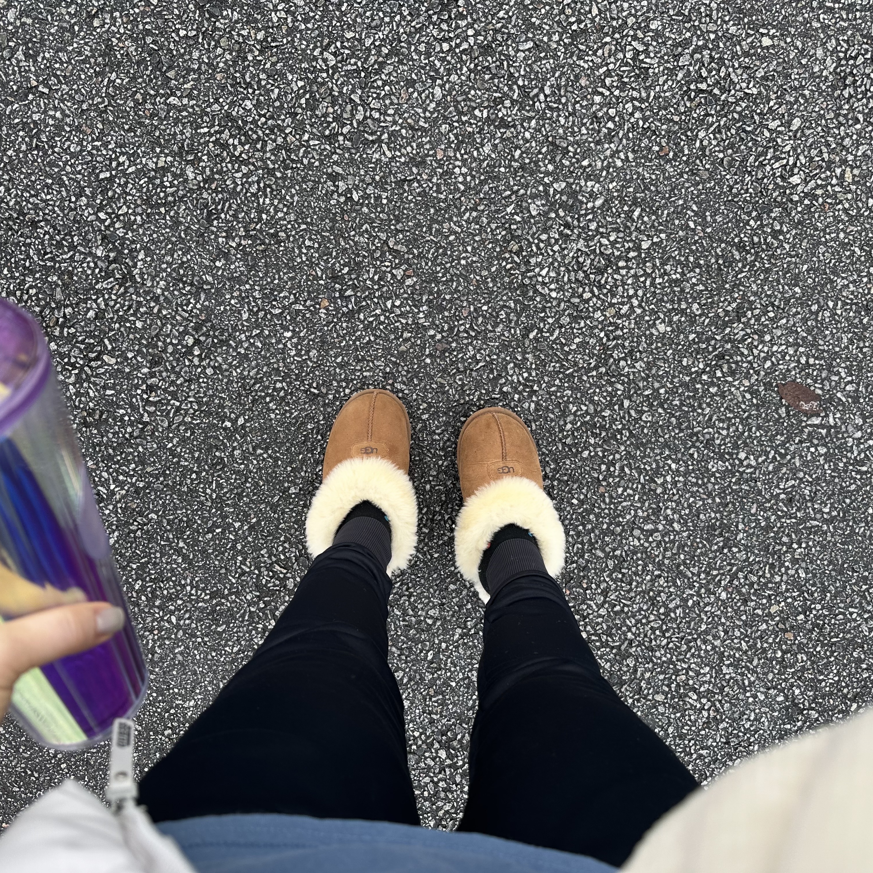 (W) UGG Coquette Slipper Chestnut 착용 스타일