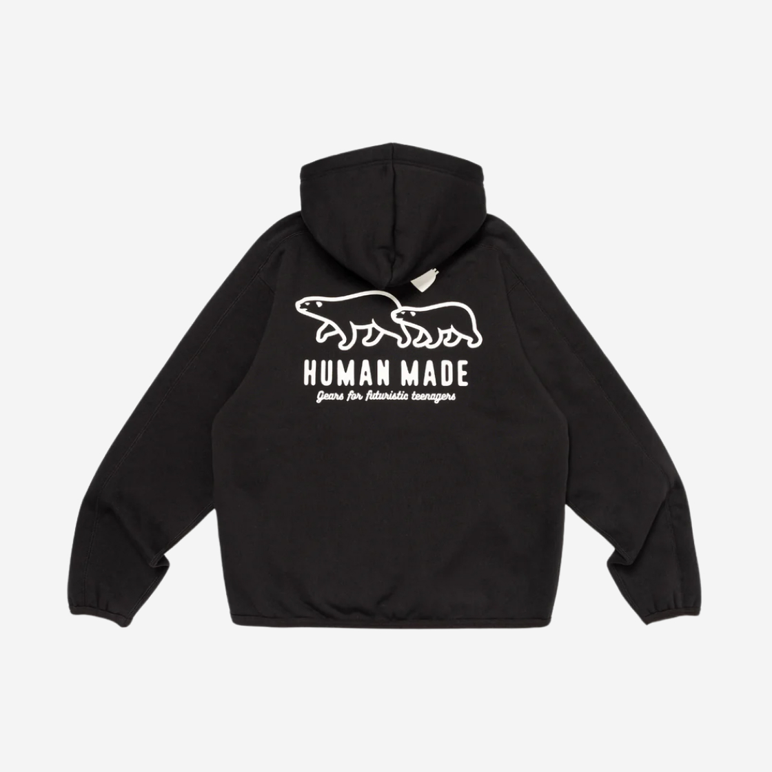 HUMAN MADE Fleece Sweat Zip Hoodie Blackファッション