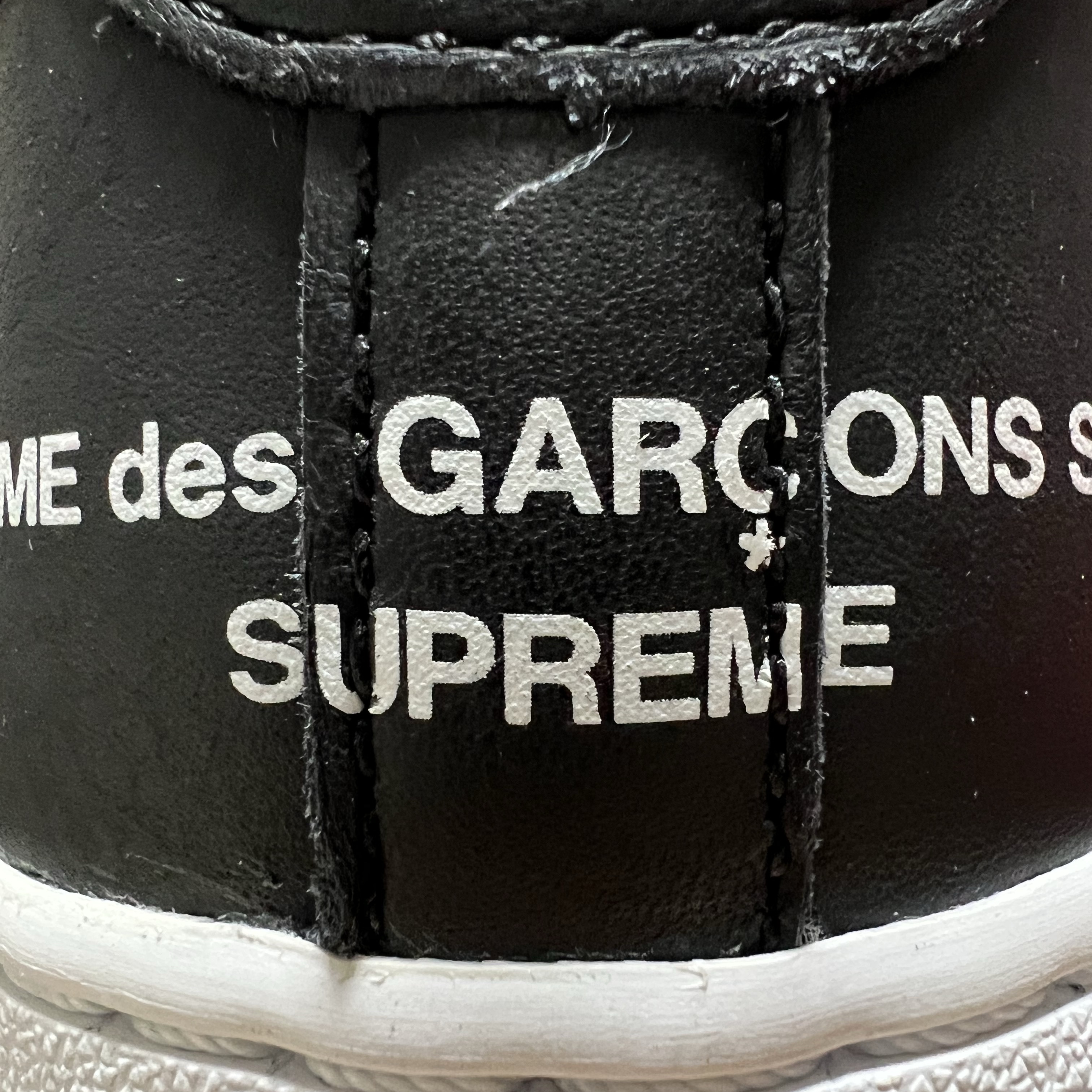 Nike x Comme des Garcons Shirt x Supreme Air Force 1 Low 2018 착용 스타일