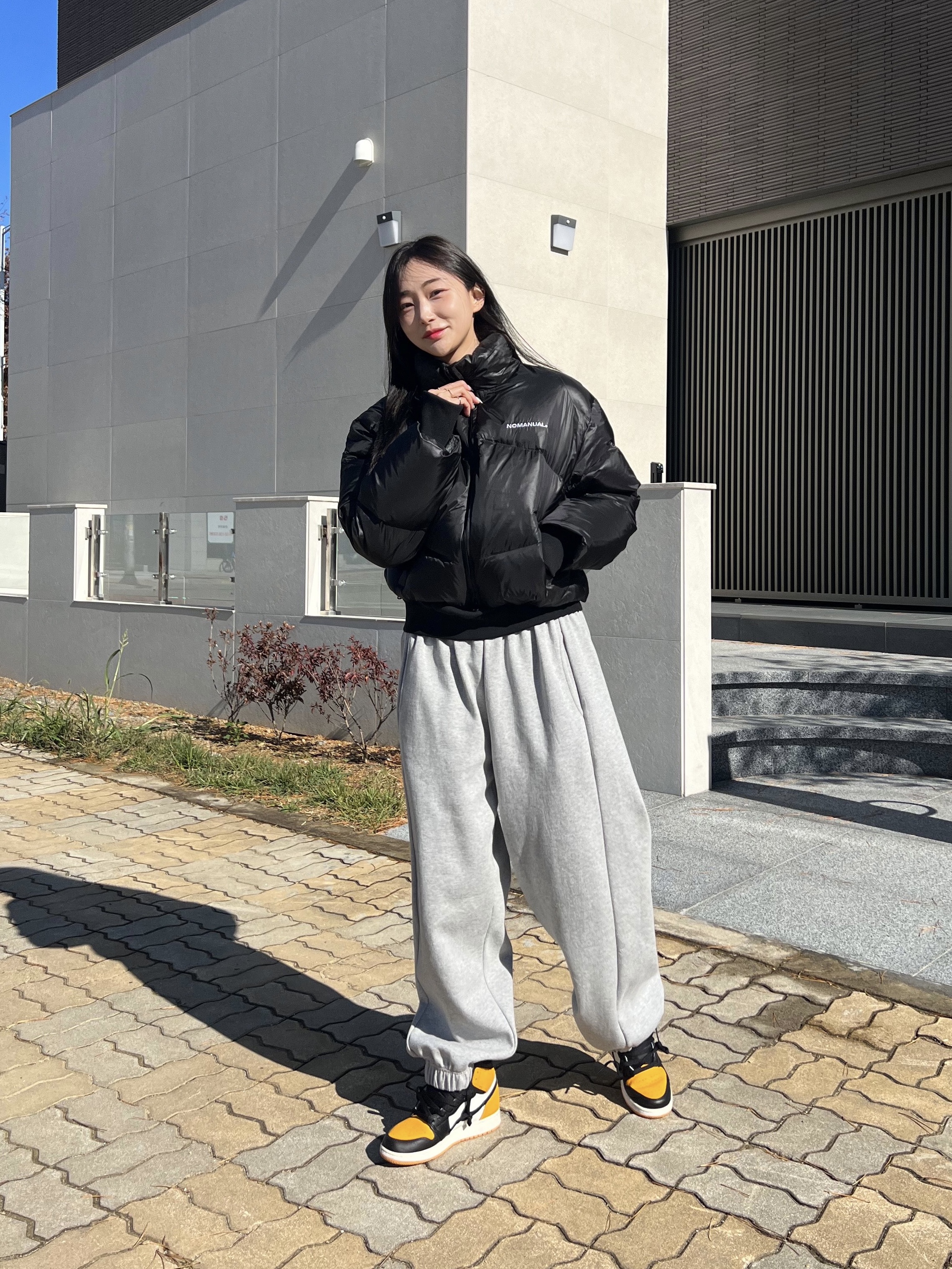 Jordan 1 Retro High OG Taxi, (GS) Jordan 1 Retro High OG Taxi 착용 스타일