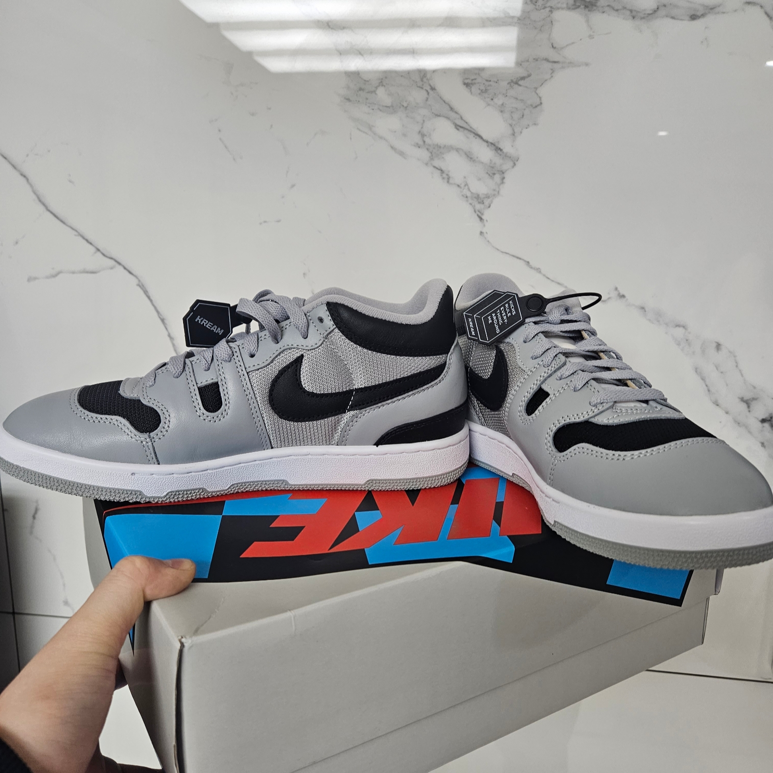 Nike x Travis Scott Mac Attack SP Light Smoke Grey 착용 스타일
