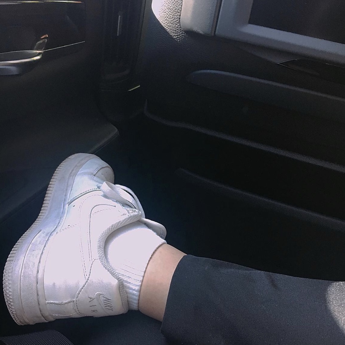 (W) Nike Air Force 1 '07 Low White 착용 스타일