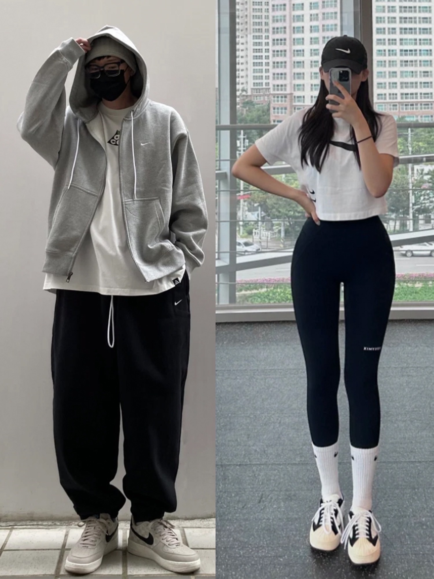 Jordan 1 Retro High OG Court Purple 2020, Nike NRG Solo Swoosh Full Zip Hoodie Dark Grey Heather - Asia 착용 스타일 - 2