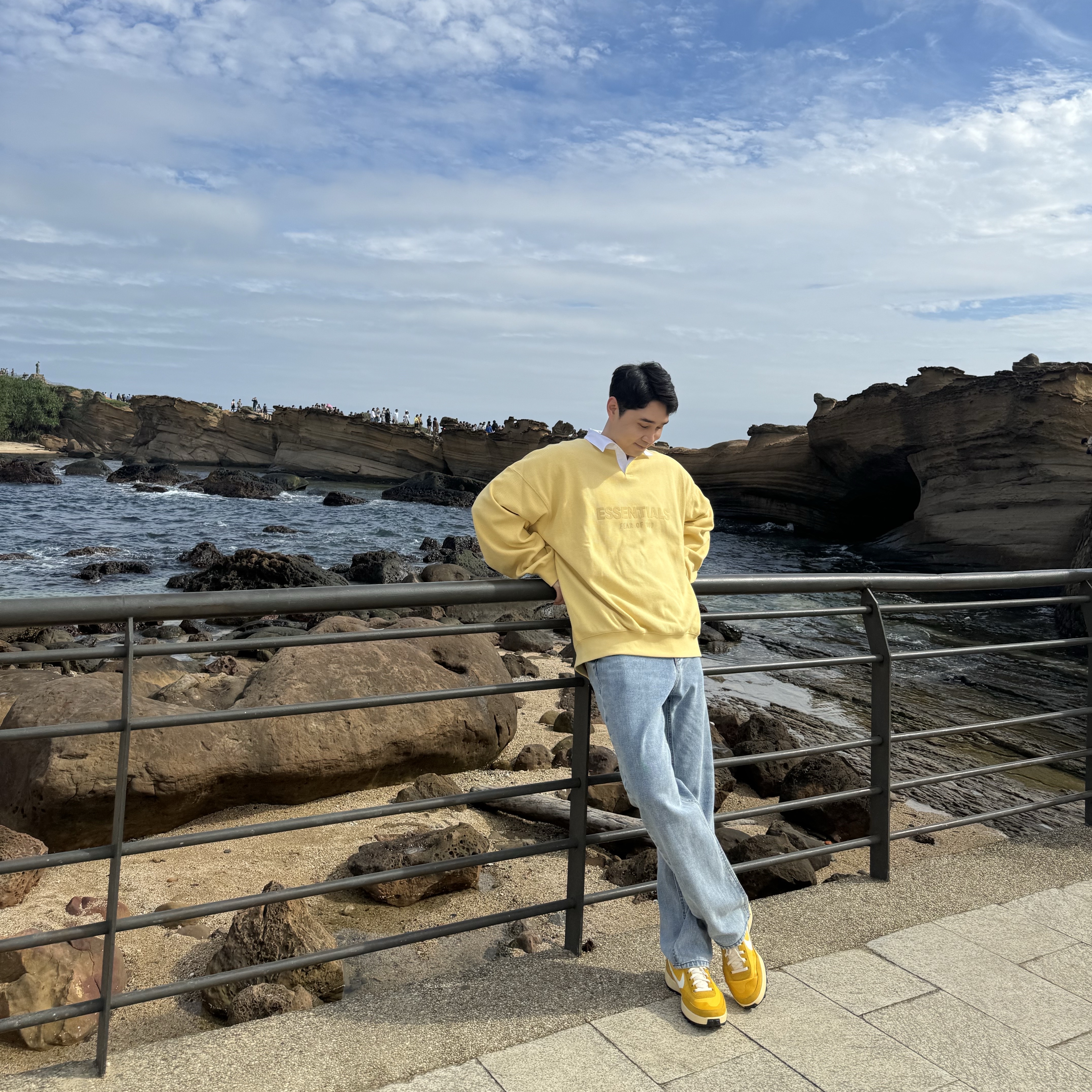 Nike x Tom Sachs General Purpose Shoe Archive, Essentials Waffle Henley Rugby Light Tuscan - 23SS 착용 스타일