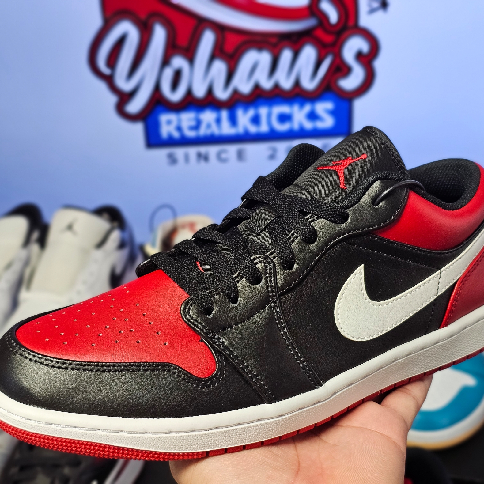 Jordan 1 Low Alternate Bred Toe 착용 스타일