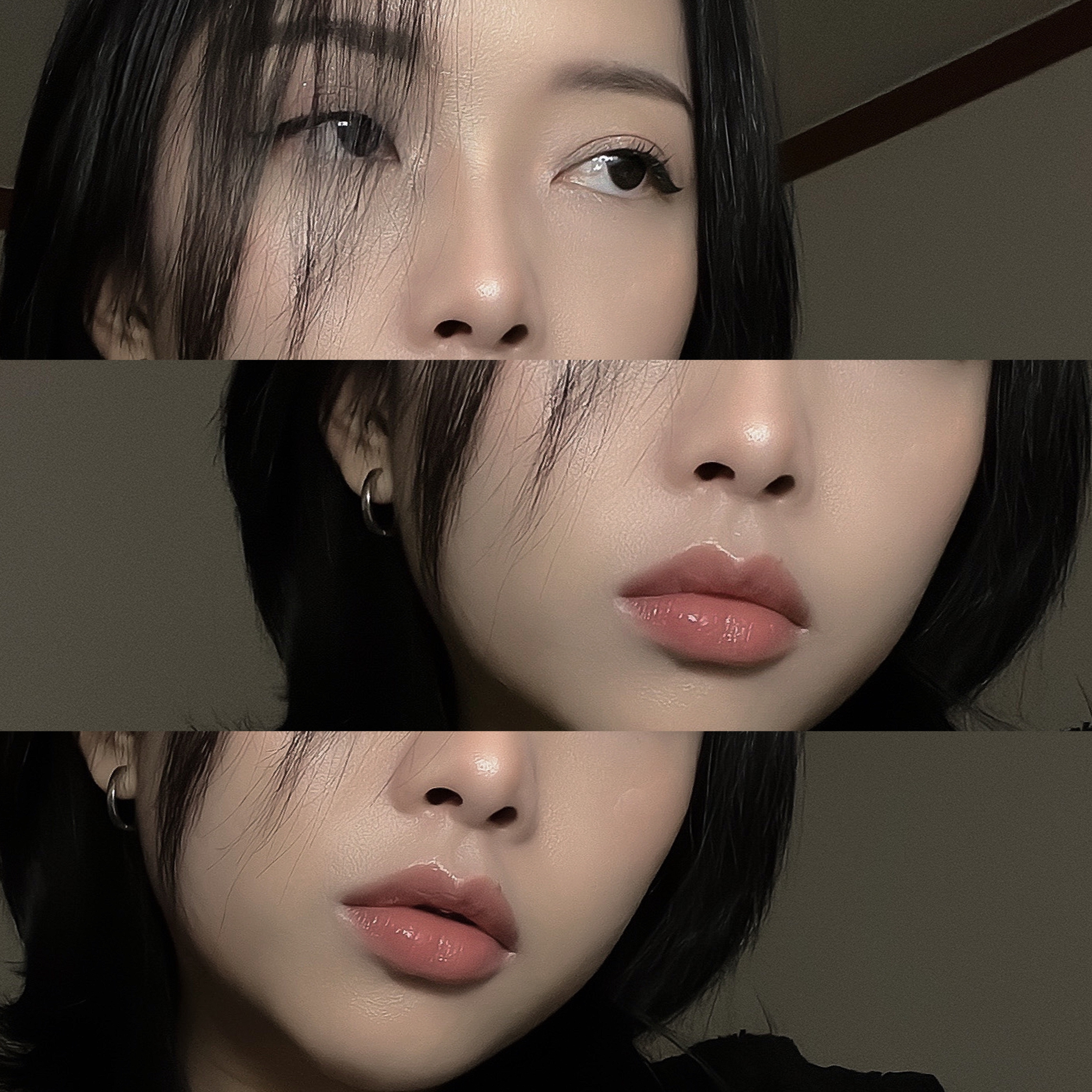 Yves Saint Laurent Rouge Volupte Candy Glaze Color Balm 5 Pink Satisfaction 착용 스타일 - 6