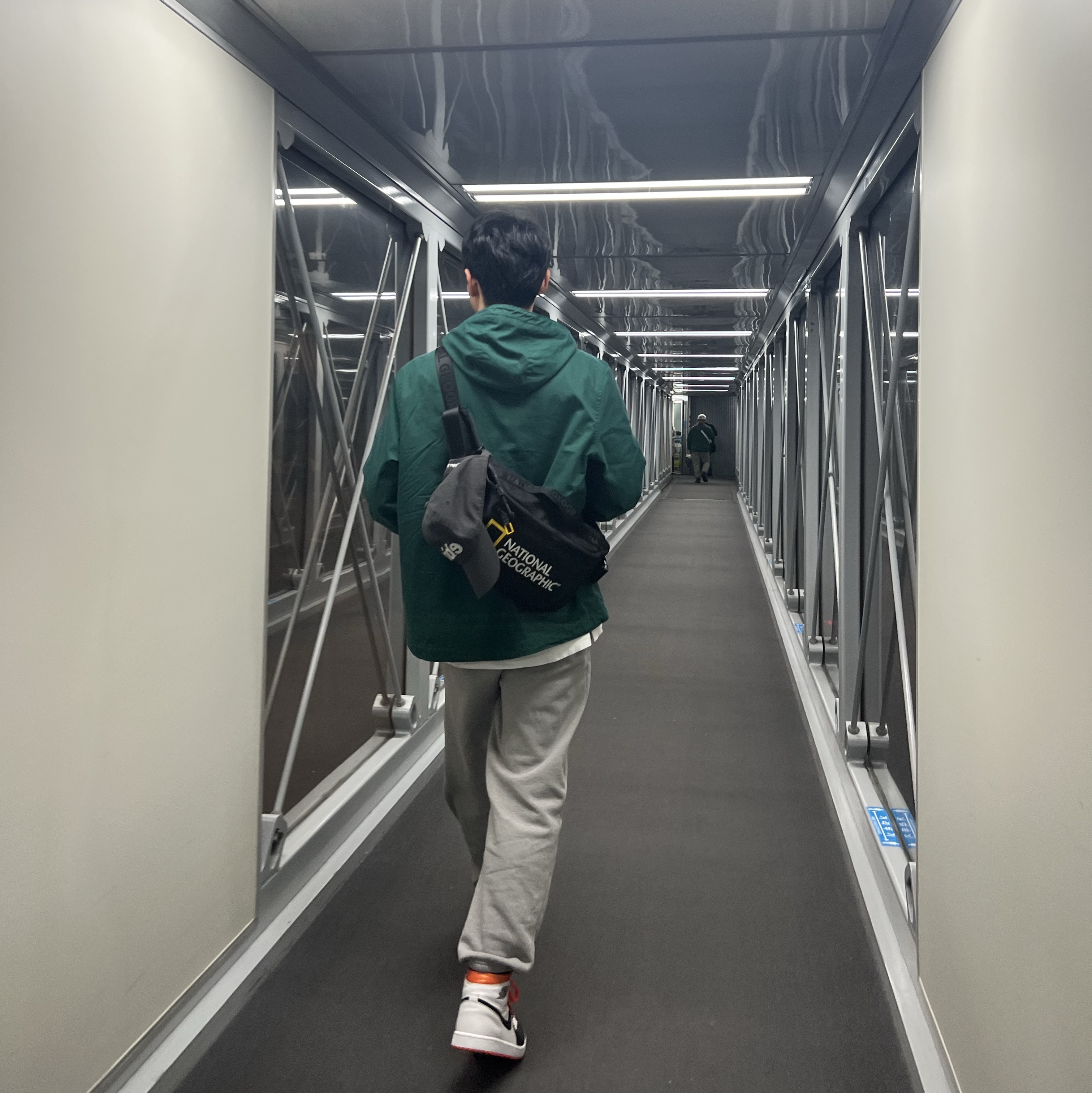 Nike Zoom Vomero 5 PRM Light Iron Ore and Flat Fewter, Nike x Billie Eilish NRG Fleece Hoodie Sequoia - Asia 착용 스타일 - 2