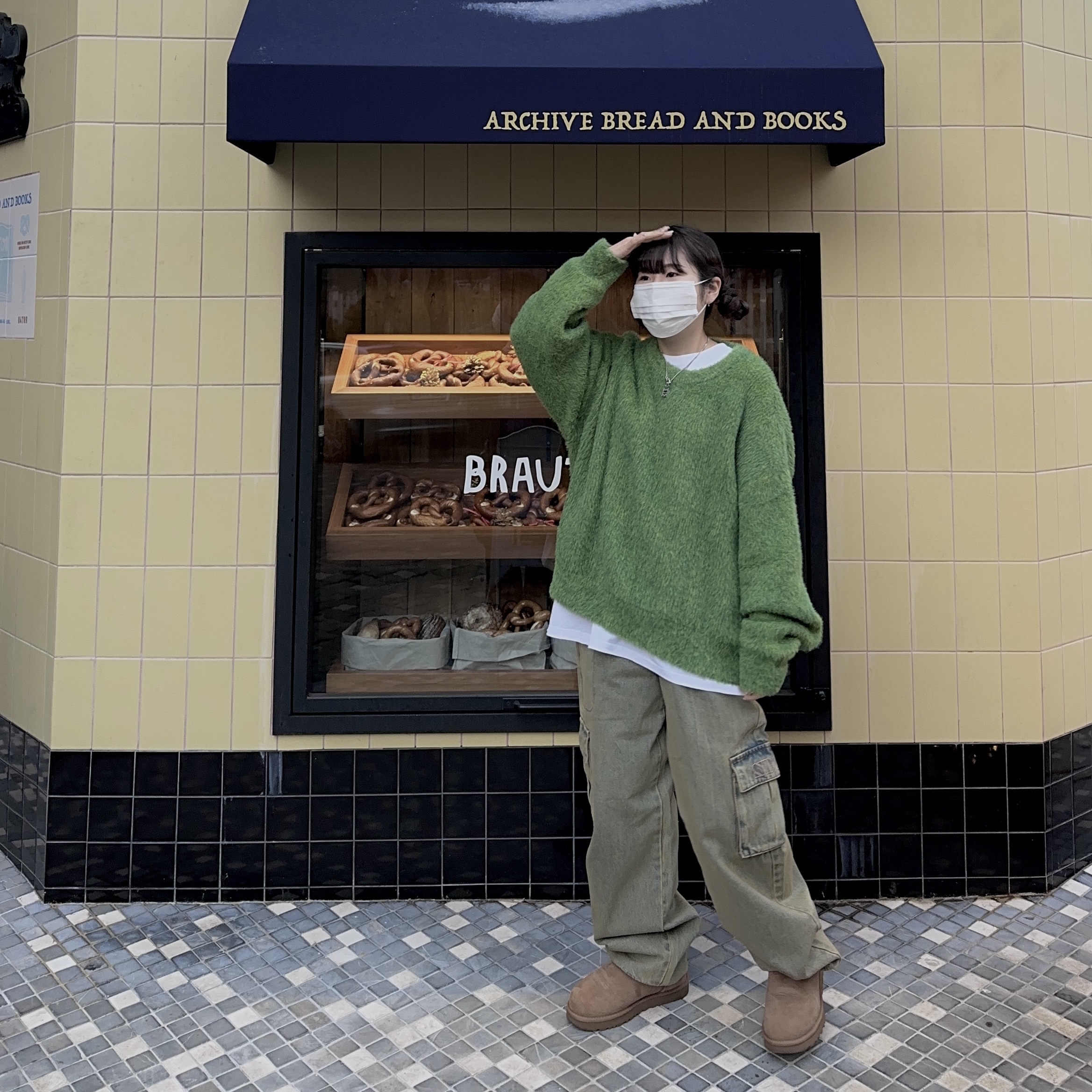 (W) UGG Classic Mini II Boots Chestnut 착용 스타일