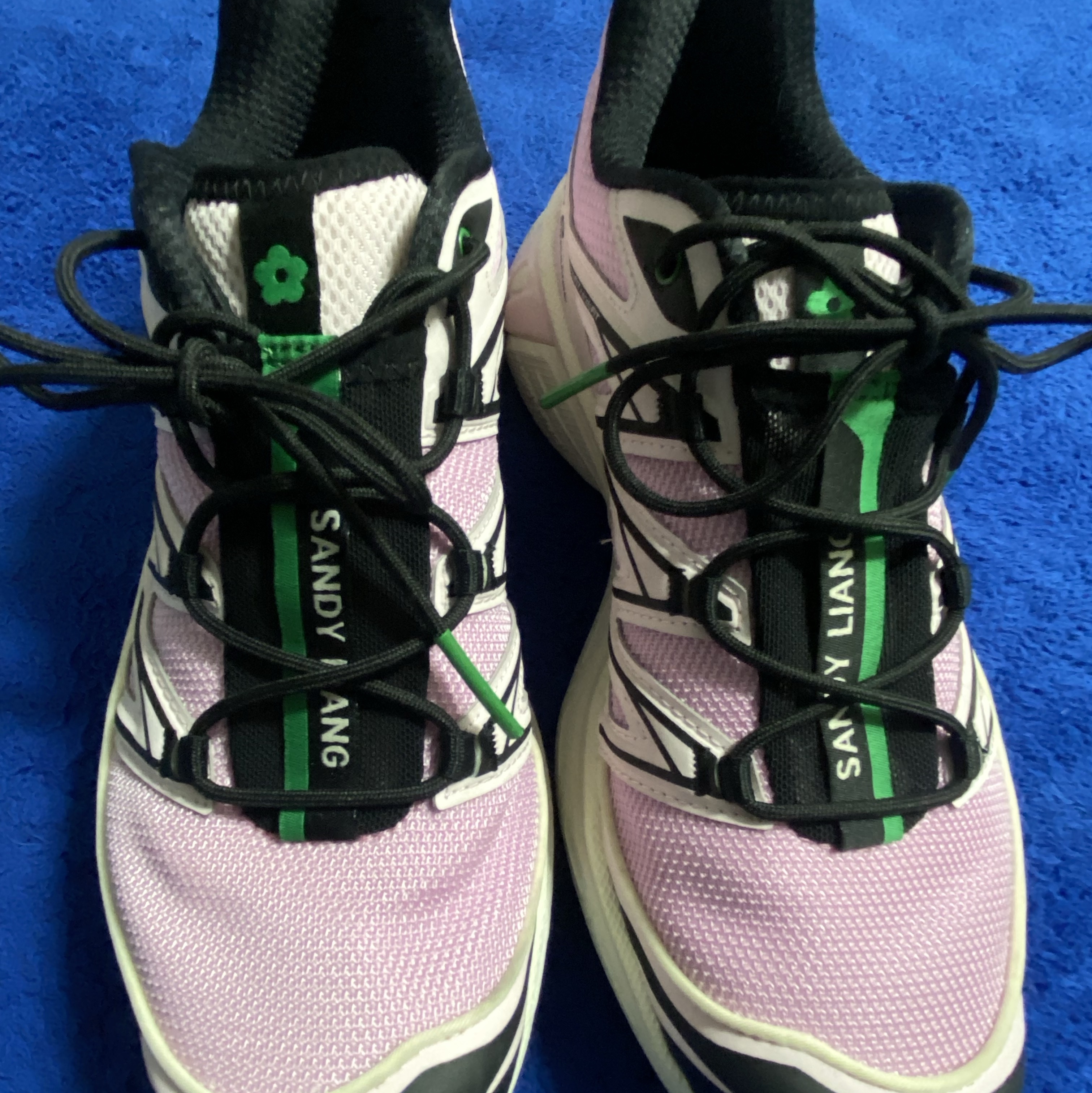 Salomon x Sandy Liang XT-6 Expanse Cradle Pink 착용 스타일 - 3