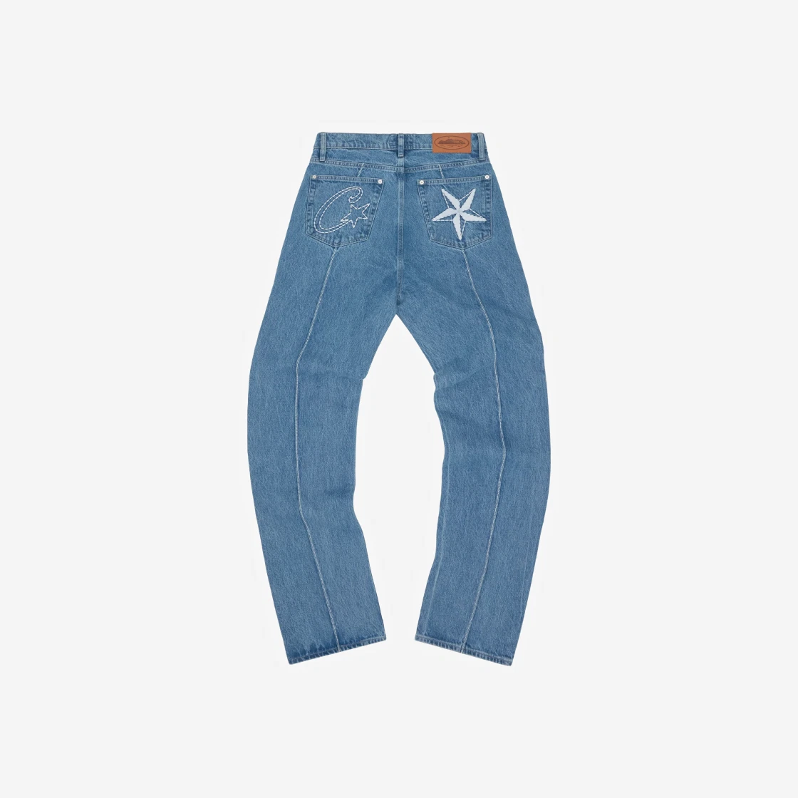 코르테이즈 C 스타 데님 진 워시드 블루 | Corteiz | KREAM Corteiz C Star Denim Jeans Washed Blue