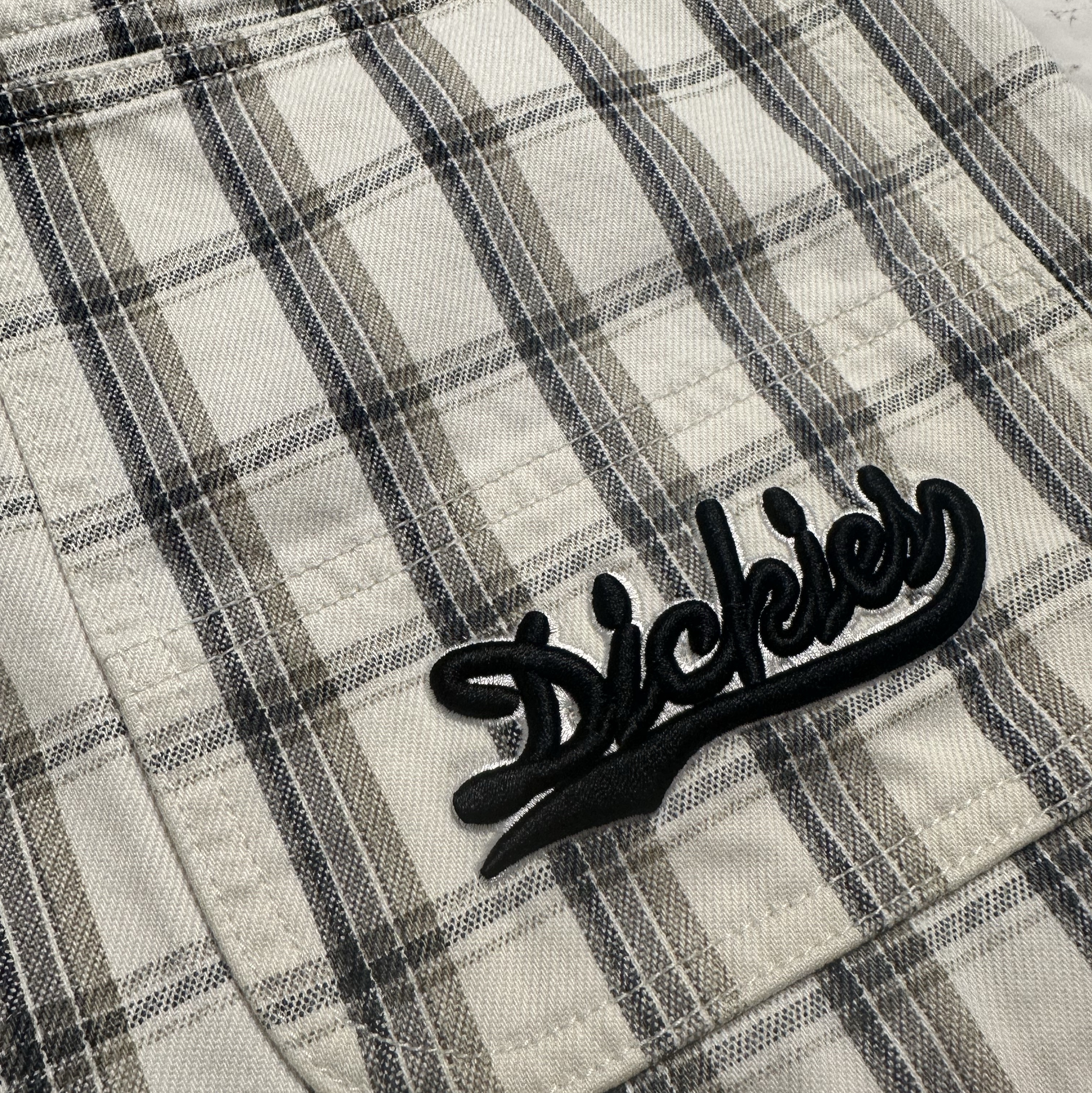 Supreme x Dickies Double Knee Baggy Jean White Plaid - 23FW 착용 스타일