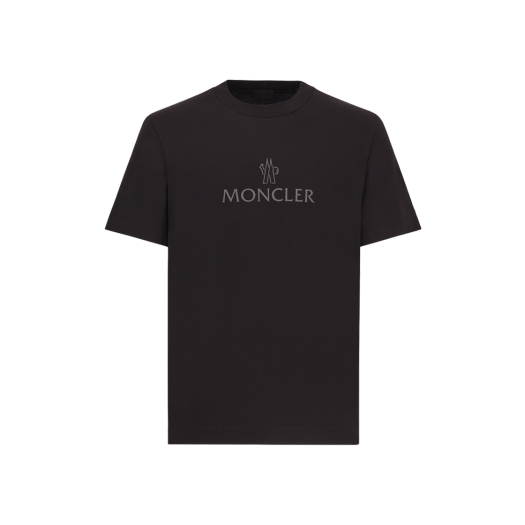 몽클레르 로고 티셔츠 블랙 - 24SS
