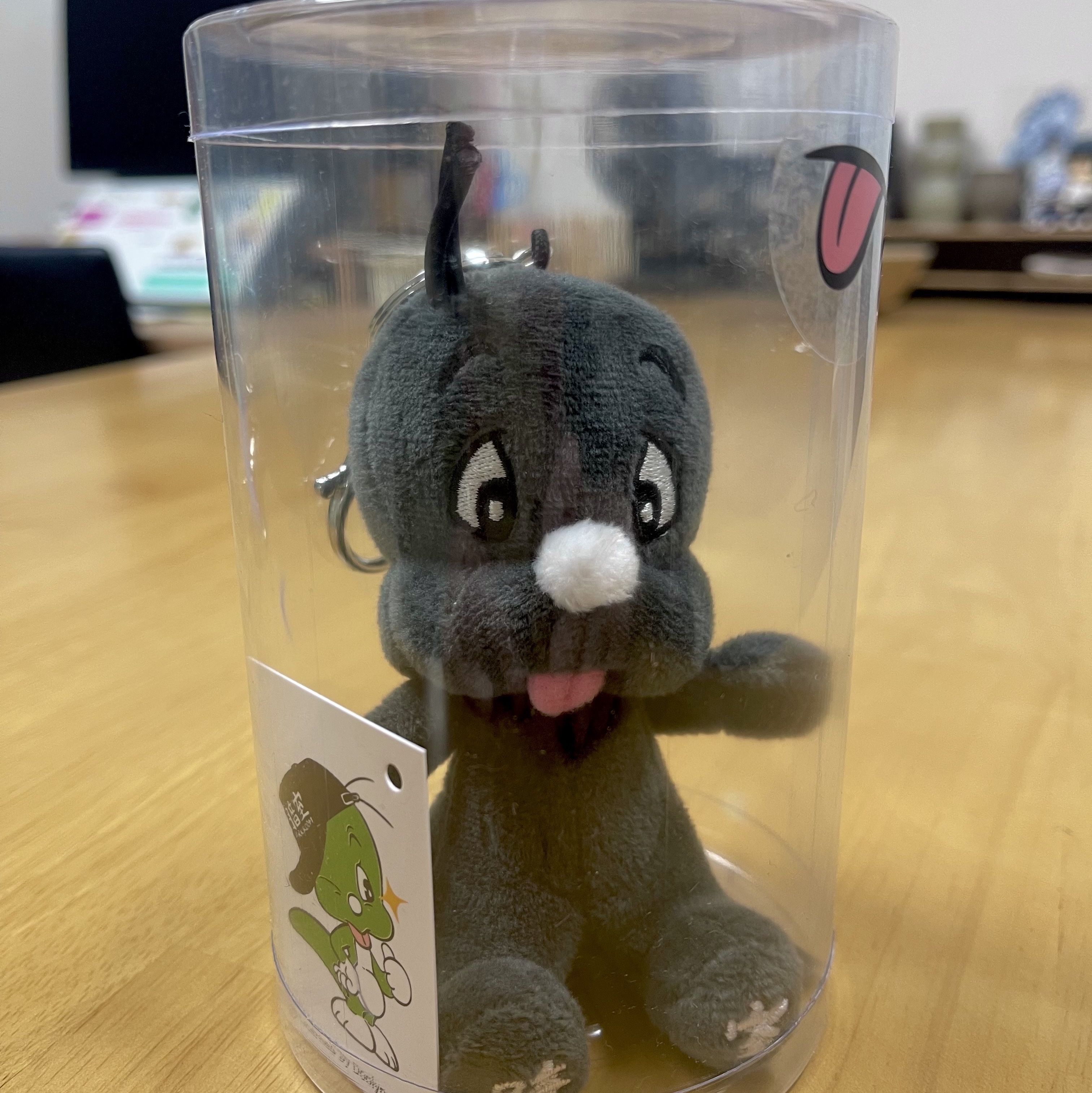 Darkr8m Studio x Dooly Dooly Keyring Charcoal 착용 스타일 - 1