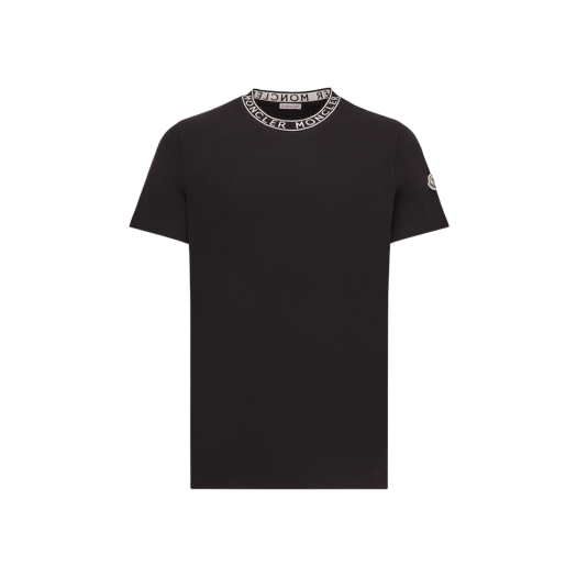 몽클레르 로고 티셔츠 블랙 - 24SS