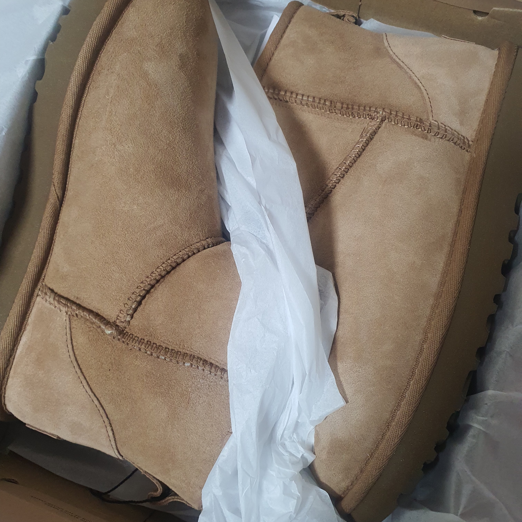 (W) UGG Classic Mini II Boots Chestnut 착용 스타일