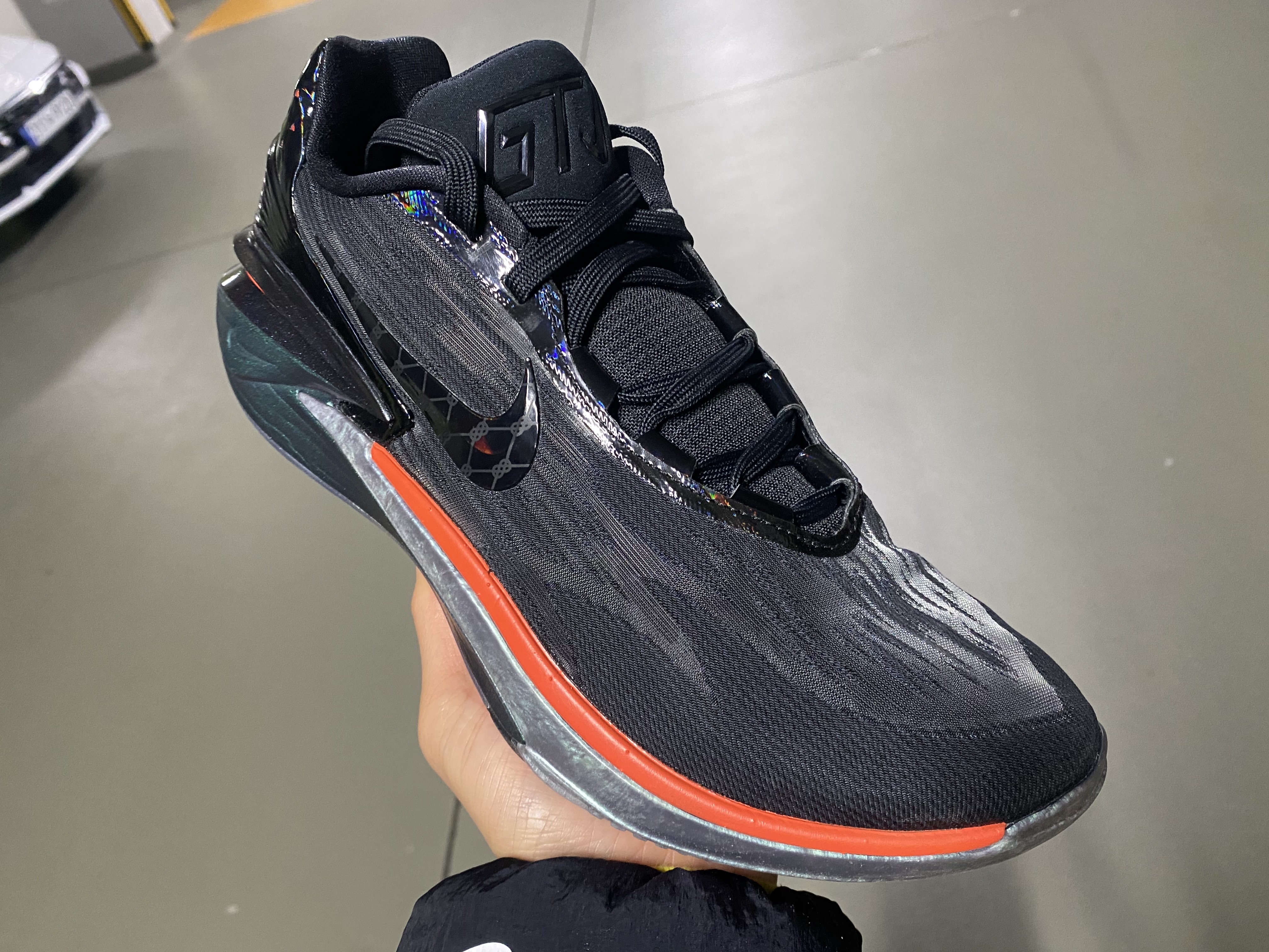 Nike Air Zoom GT Cut 2 GTE EP Black Multi Color 착용 스타일 - 1