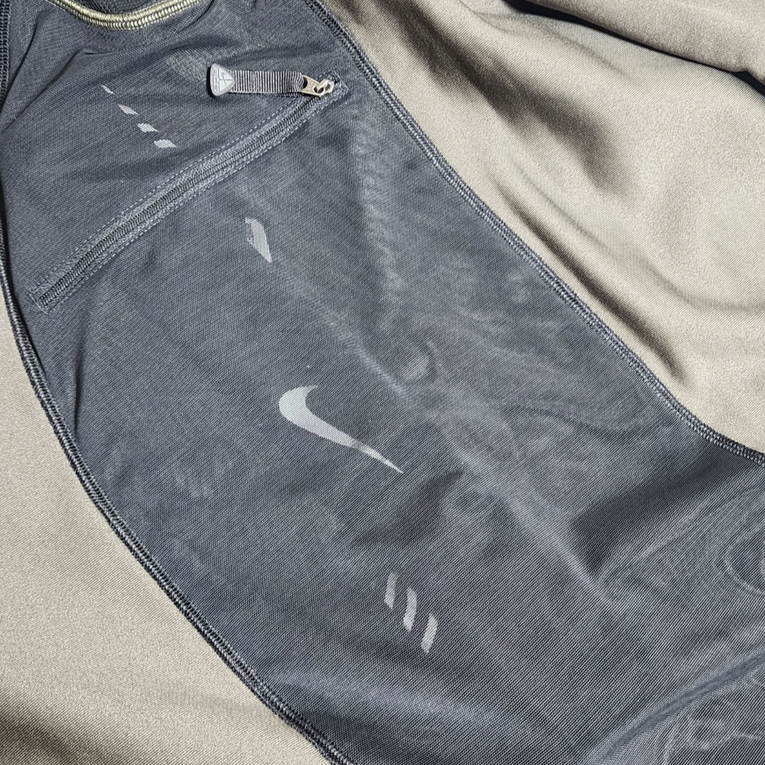 Nike ACG Oregon Series Reissue Polartec Top Cargo Khaki - Asia, Nike ACG Trail Pants Dark Smoke Grey - Asia 착용 스타일 - 4