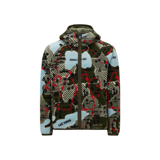 Moncler Teddy Zip-Up Hoodie Multicolour - 23FW
