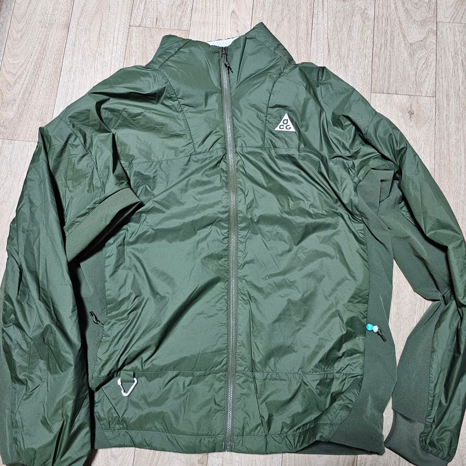 Nike ACG Sierra Light Jacket Cargo Khaki - Asia 착용 스타일 - 1