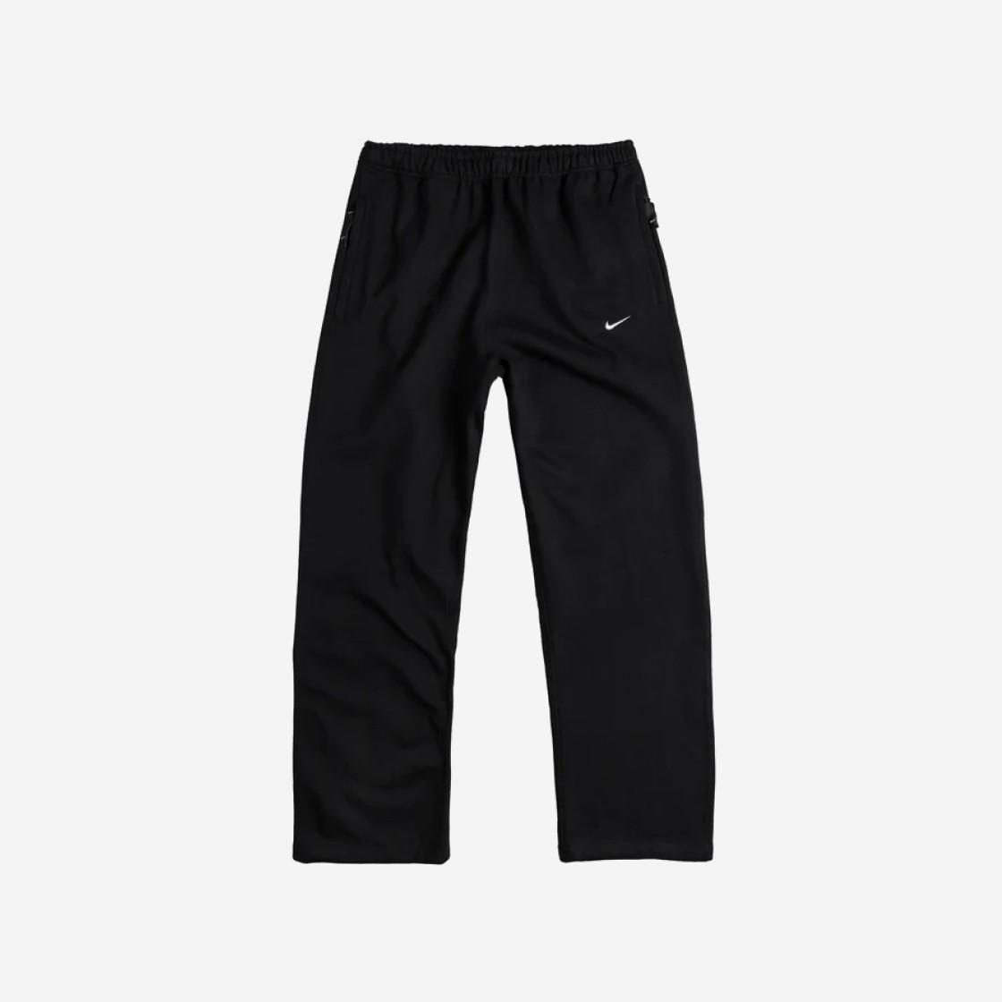 Nike NSW Swoosh Open Hem Fleece Pants Black - US/EU 상세 이미지 1