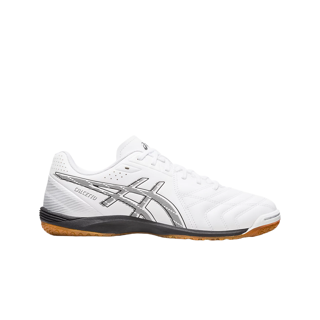 Asics Calcetto WD 9 White Black 상세 이미지 1