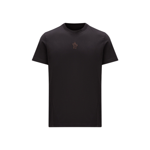 몽클레르 로고 티셔츠 블랙 - 23FW