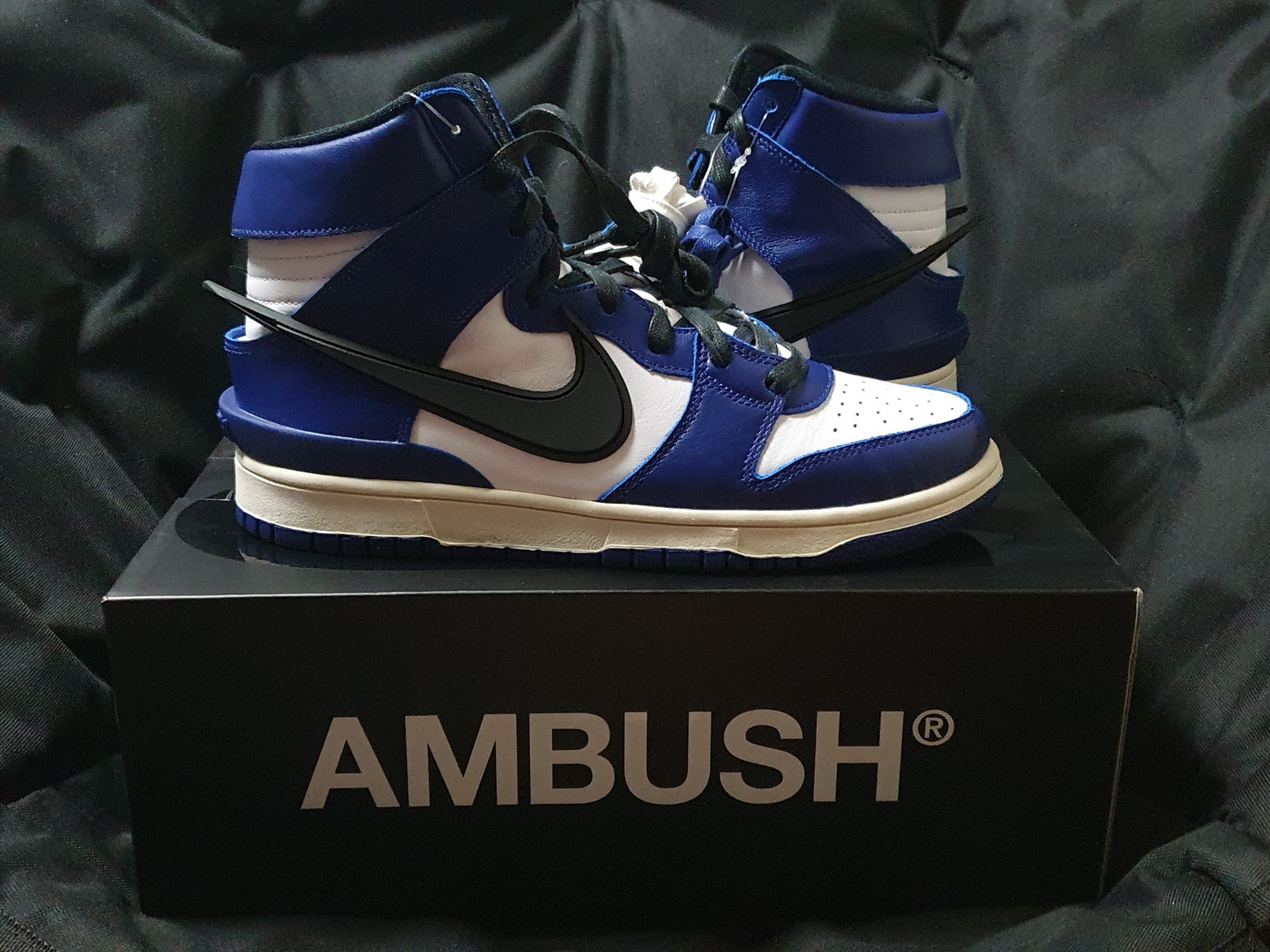 Nike x Ambush Dunk High Deep Royal Blue 착용 스타일 - 2